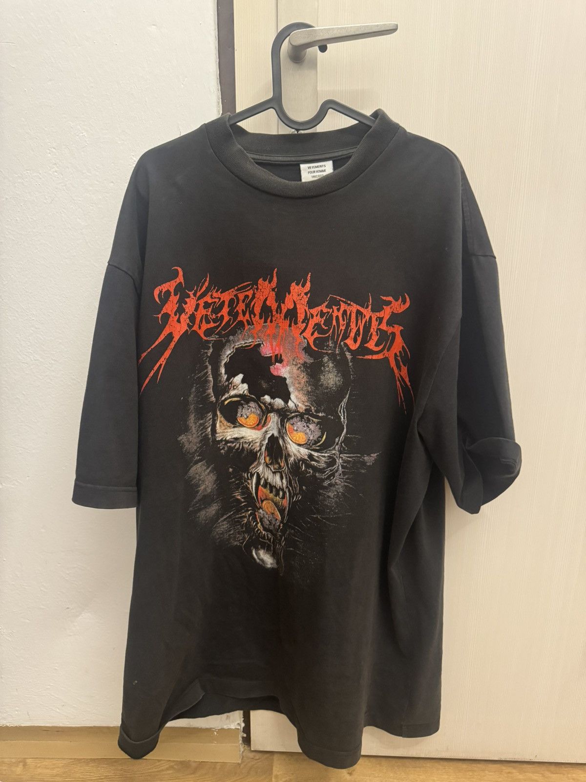 Vetements VETEMENTS SKULL HEAVY METAL T-SHIRT Size US XS / EU 42 / 0 - 7 Thumbnail