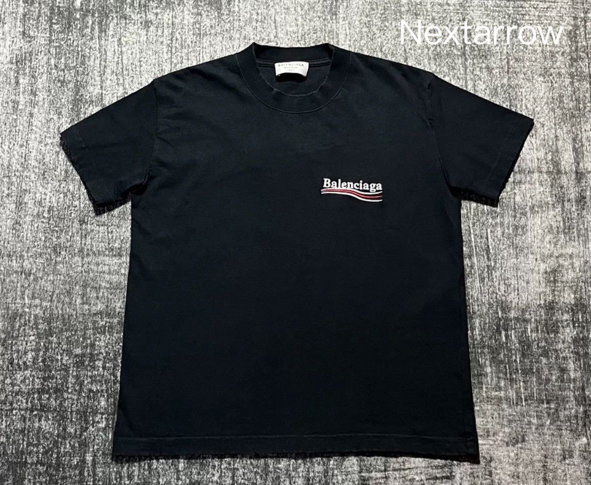 Balenciaga Pierced T Shirt | Grailed