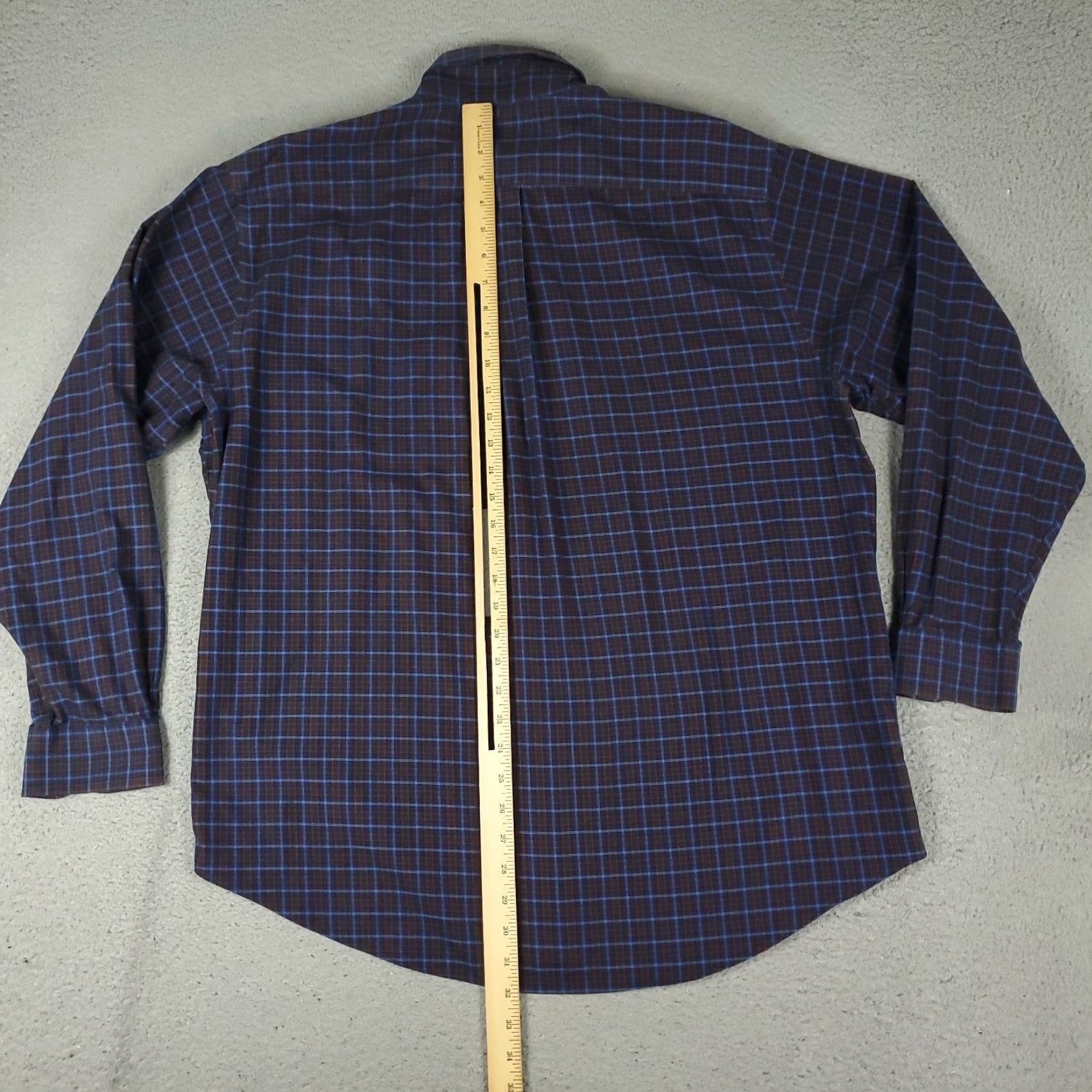 Brooks Brothers VINTAGE Brooks Brothers Shirt Mens Large Blue Red Plaid Button Up Long Sleeve Size US L / EU 52-54 / 3 - 3 Thumbnail