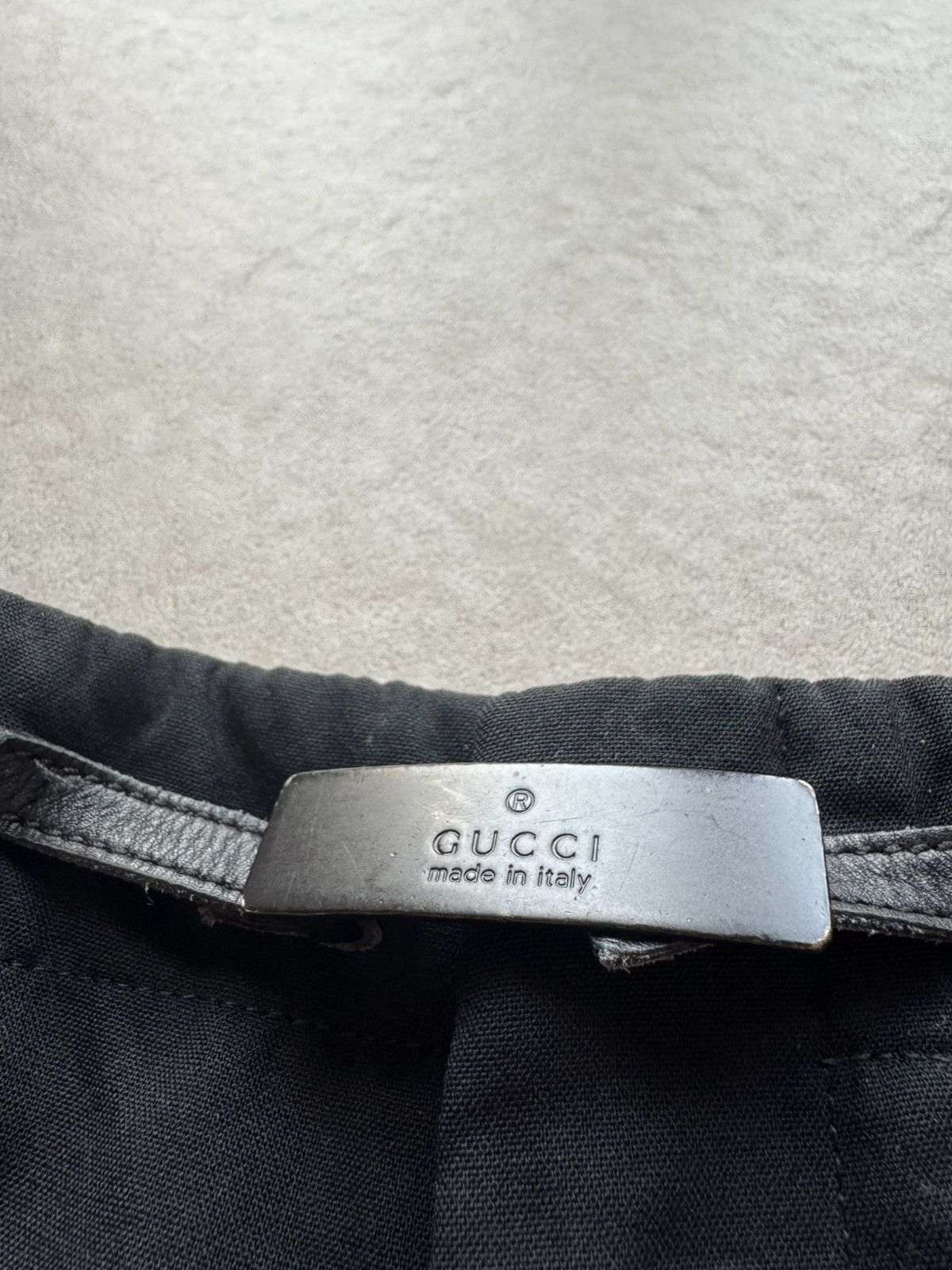 Gucci Gucci Belted Vintage Women’s 42 IT Size Black Wide Leg Classic Pants Trousers Size 28" / US 6 / IT 42 - 6 Thumbnail