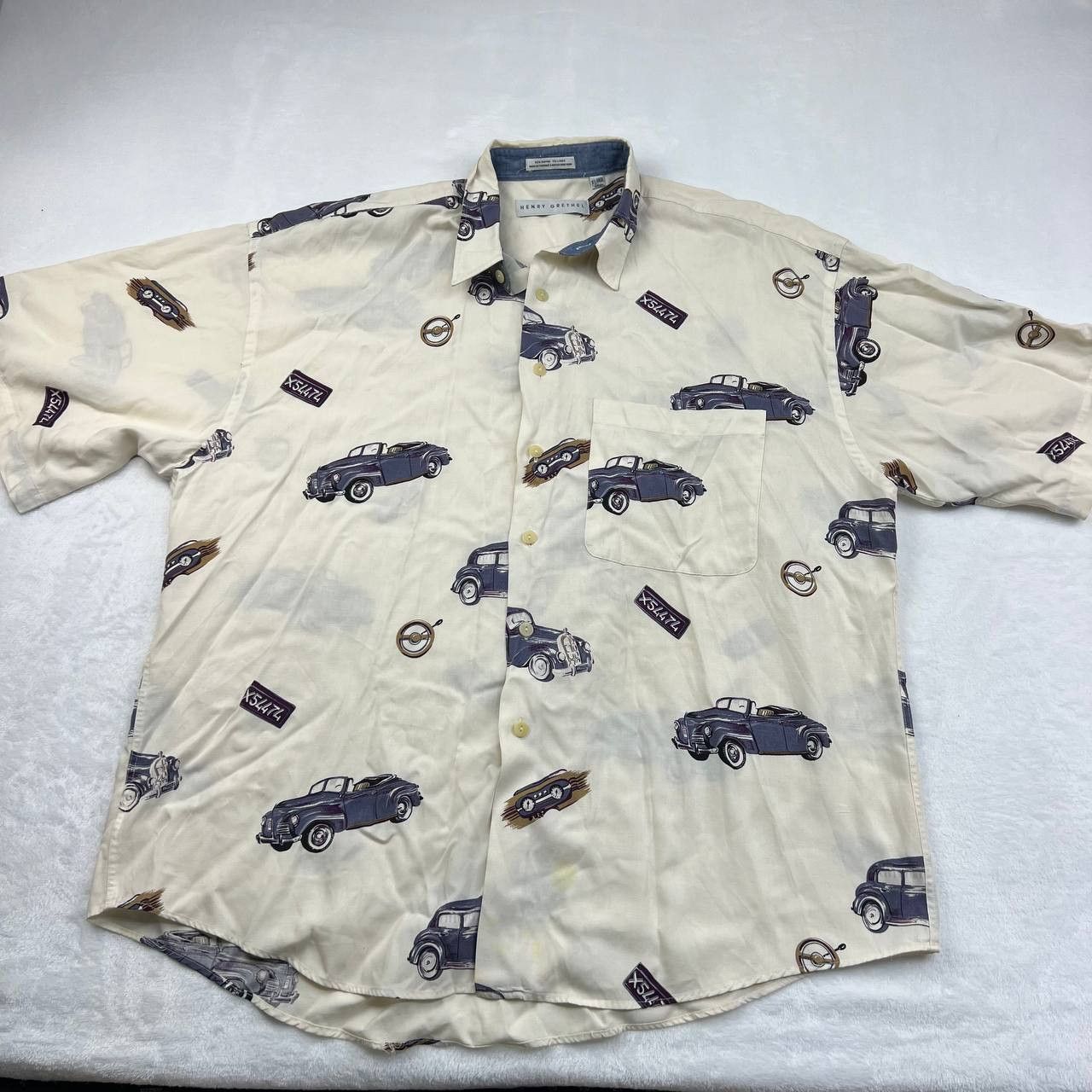 Henry Grethel Vintage Henry Grethel Shirt Men XL Buttoned Down Size US XL / EU 56 / 4 - 1 Thumbnail