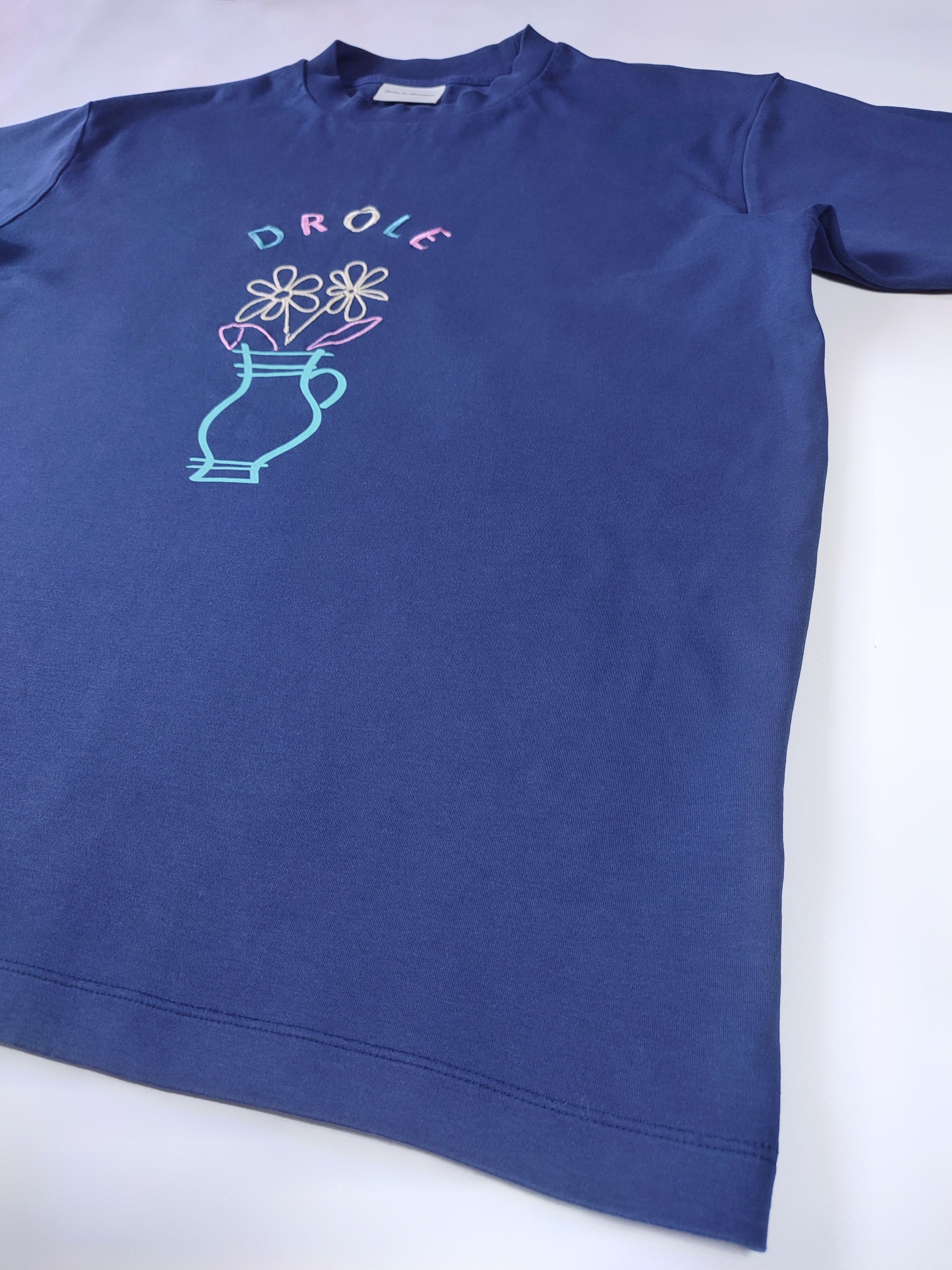 Drole De Monsieur Drole de Monsieur Flower Pot Embroidered T-shirt Size US M / EU 48-50 / 2 - 12 Thumbnail