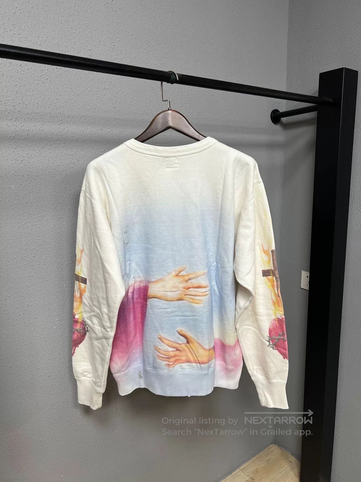 Saint Michael Saint Michael Distressed Washed Hole Sweatshirt. Size US L / EU 52-54 / 3 - 2 Thumbnail
