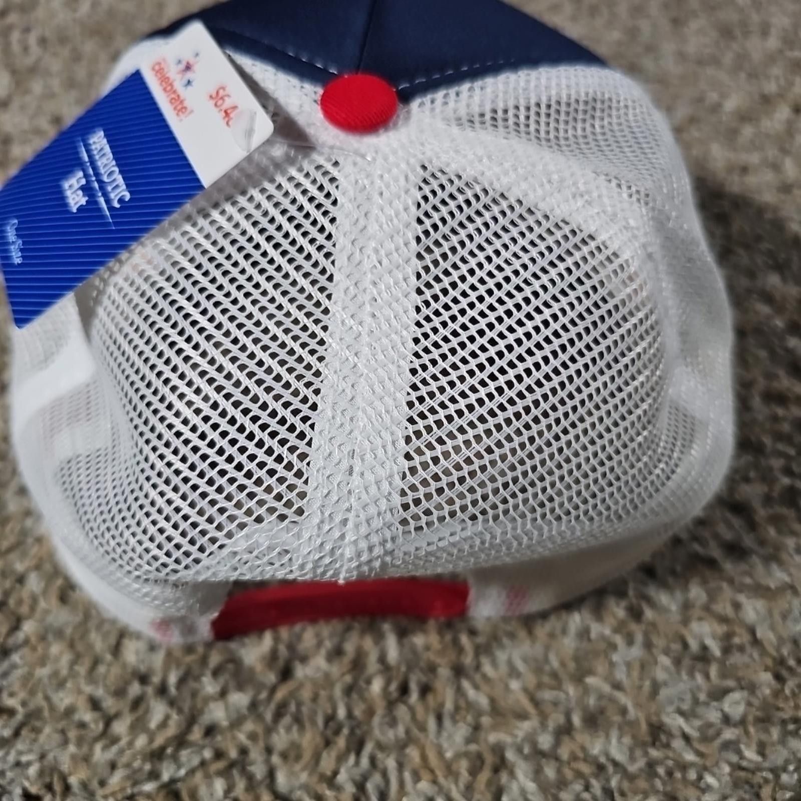 Calibrate Patriotic 1776 4th Of July Hat Adult SnapBack Trucker Mesh Size ONE SIZE - 5 Thumbnail
