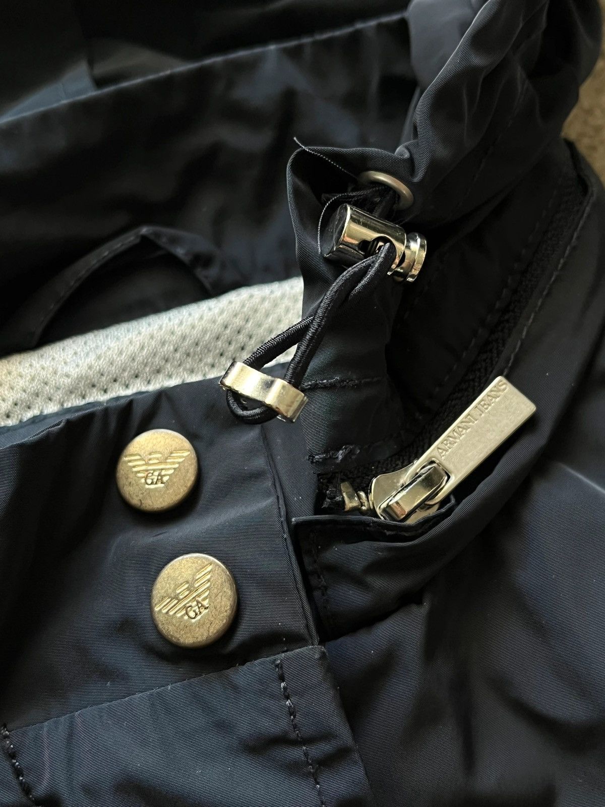 Emporio Armani Armani Jeans Jacket Sz 10 / M / 46 2010s Windbreaker Size M / US 6-8 / IT 42-44 - 3 Thumbnail