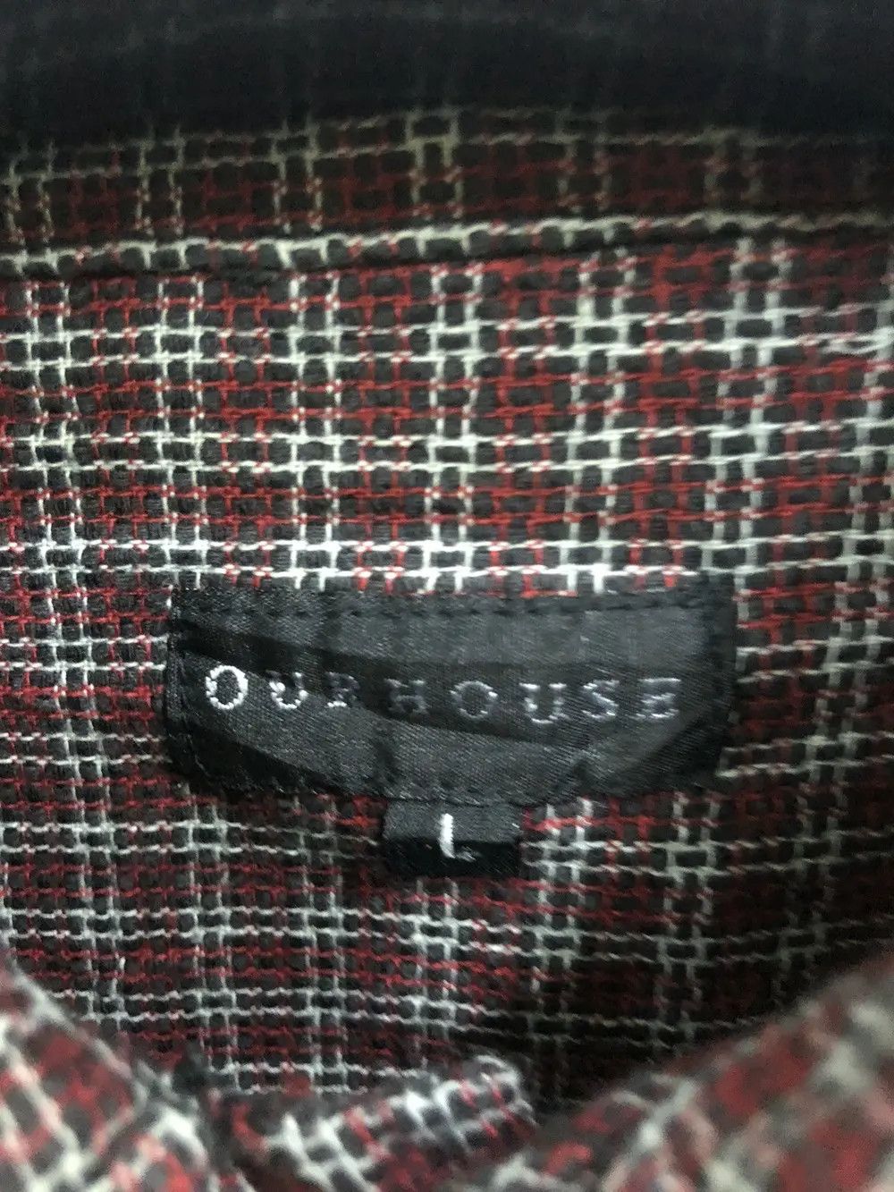 Vintage Vintage Ourhouse Flannel Shirt 👕 Size US L / EU 52-54 / 3 - 3 Thumbnail