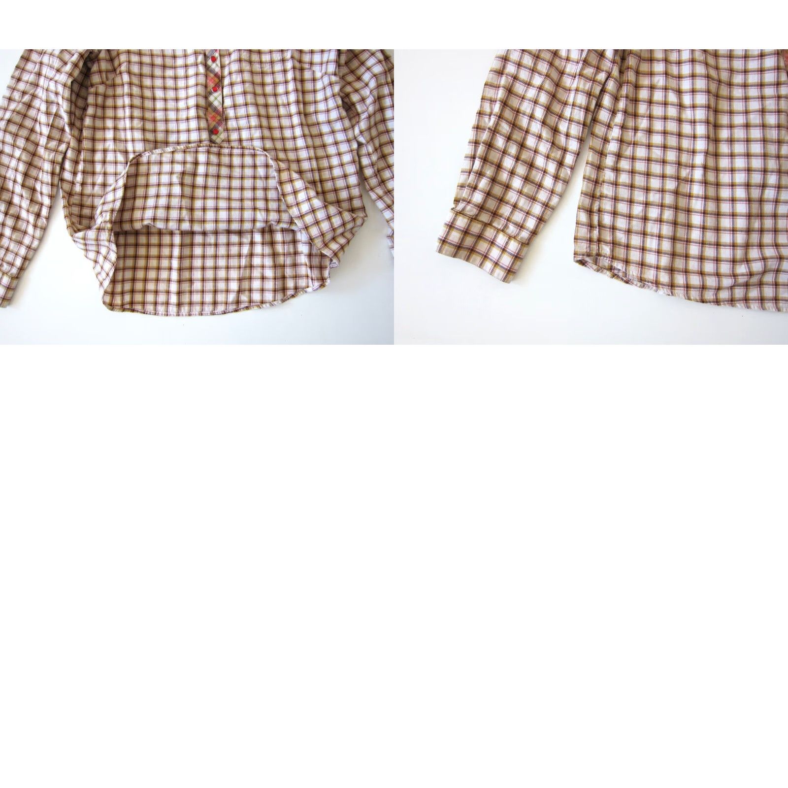 Orvis Orvis Blouse Shirt Women Tunic 100% Cotton Pink Plaid Long Sleeve Collared Small Size S / US 4 / IT 40 - 8 Thumbnail