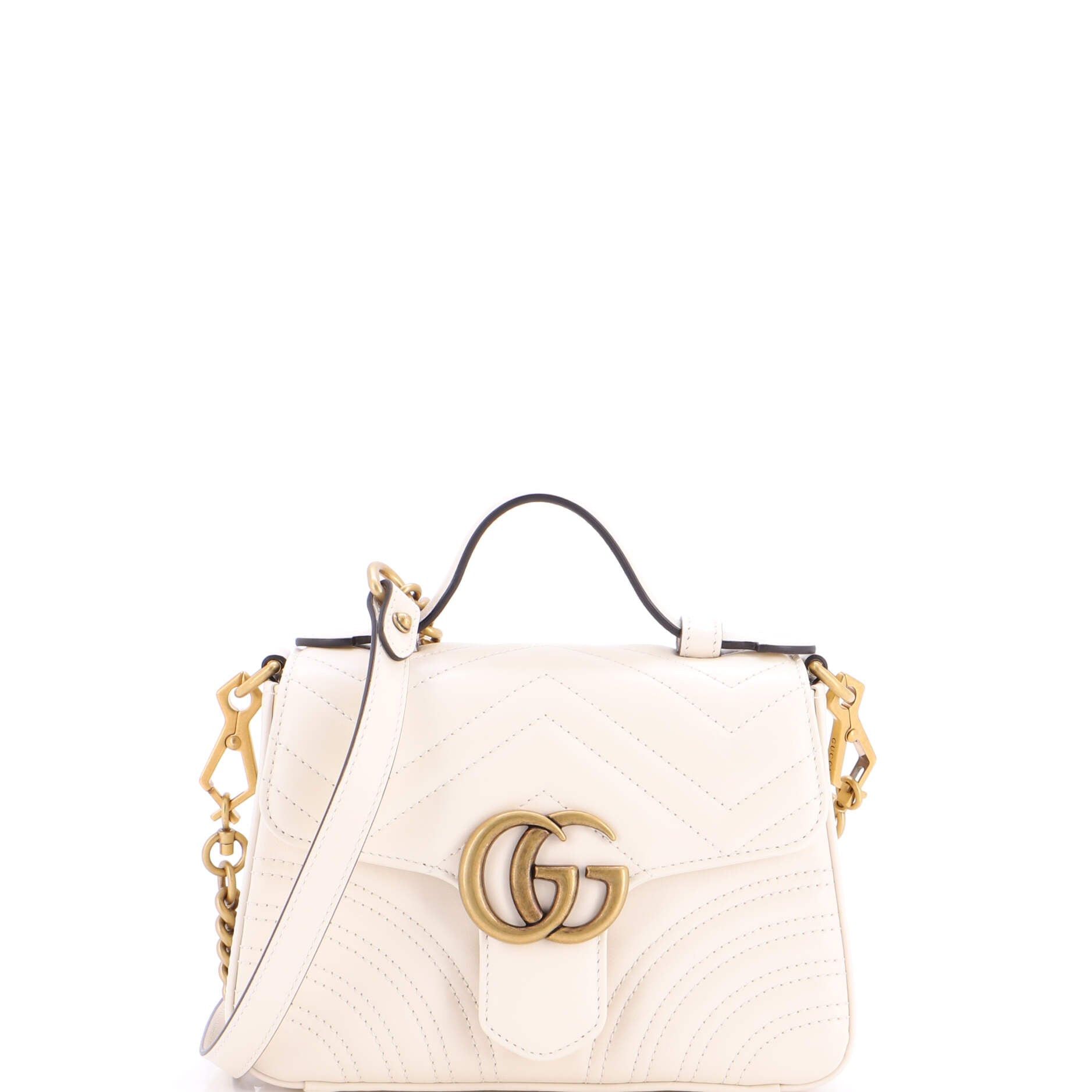 Gucci GG Marmont Top Handle Flap Bag Size ONE SIZE - 1 Thumbnail