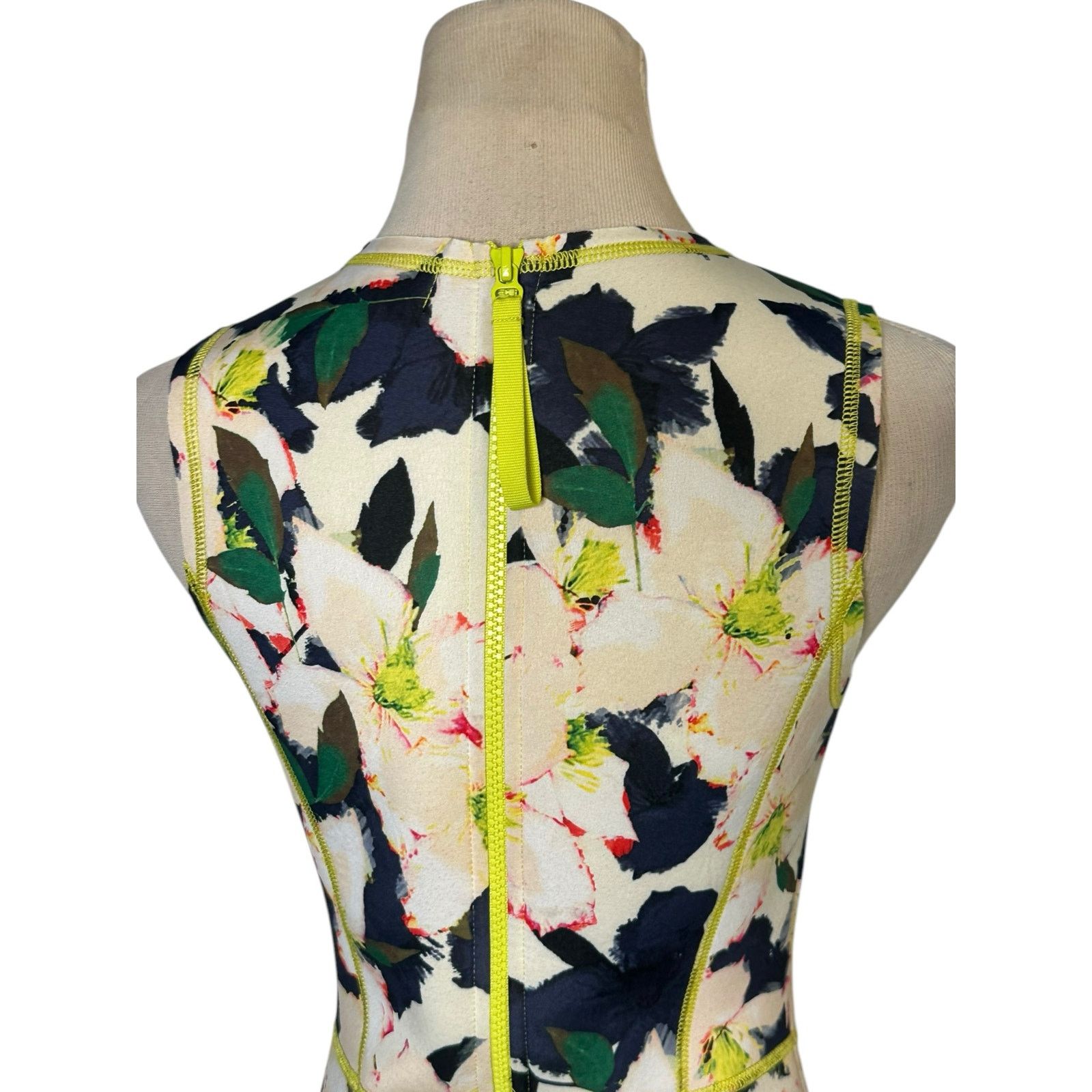 J.Crew J.Crew cove scuba floral sleeveless sheath dress size 00 Size XXS / US 00 / IT 34 - 8 Thumbnail