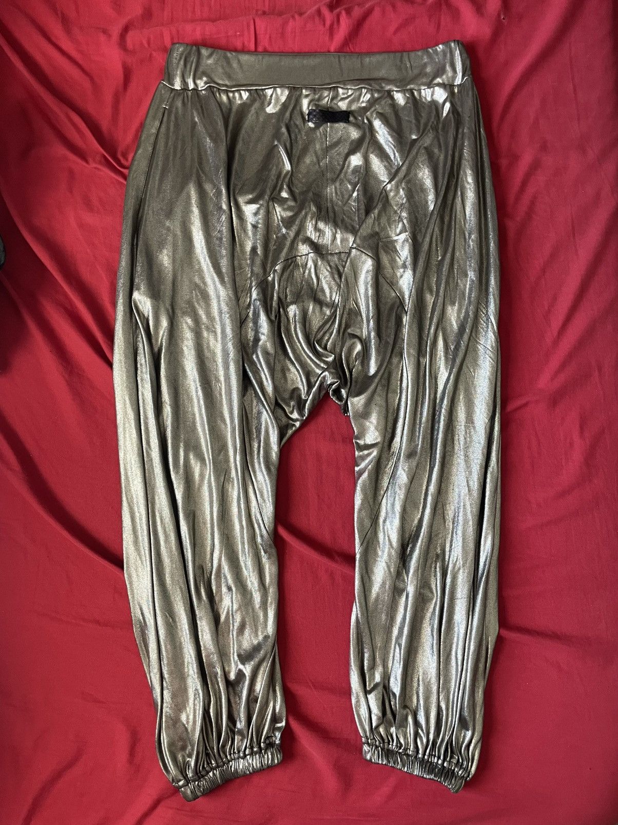 If Six Was Nine If Six Was Nine Silver Silk Sarrouel Pants Size US 31 - 2 Thumbnail
