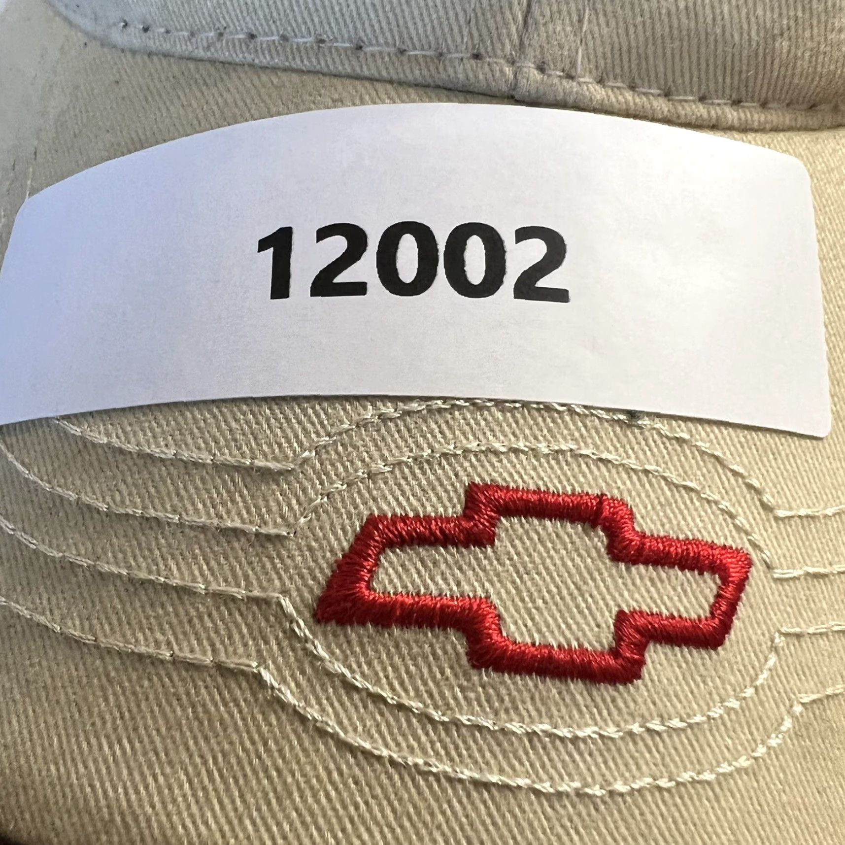 NASCAR Chevrolet H3 Bow Tie Racing Baseball Cap Hat Adjustable One Size Beige NASCAR Mens Size ONE SIZE - 7 Thumbnail