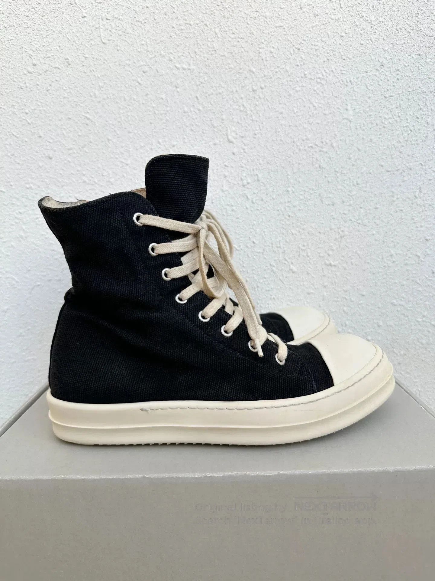 Rick Owens Drkshdw Rick Owens DRKSHDW Canvas Sneakers. Size US 8 / EU 41 - 1 Thumbnail