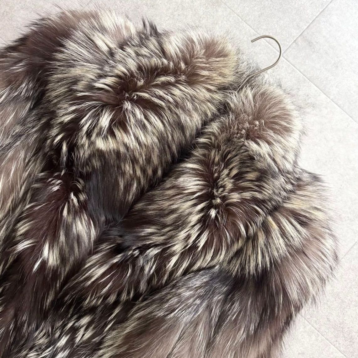 Vintage VINTAGE SAGA FOX ROYAL Gold Label Real Fur Coat Jacket Coat Womens L fur Brown 90s 11 US Womens Size L / US 10 / IT 46 - 3 Thumbnail