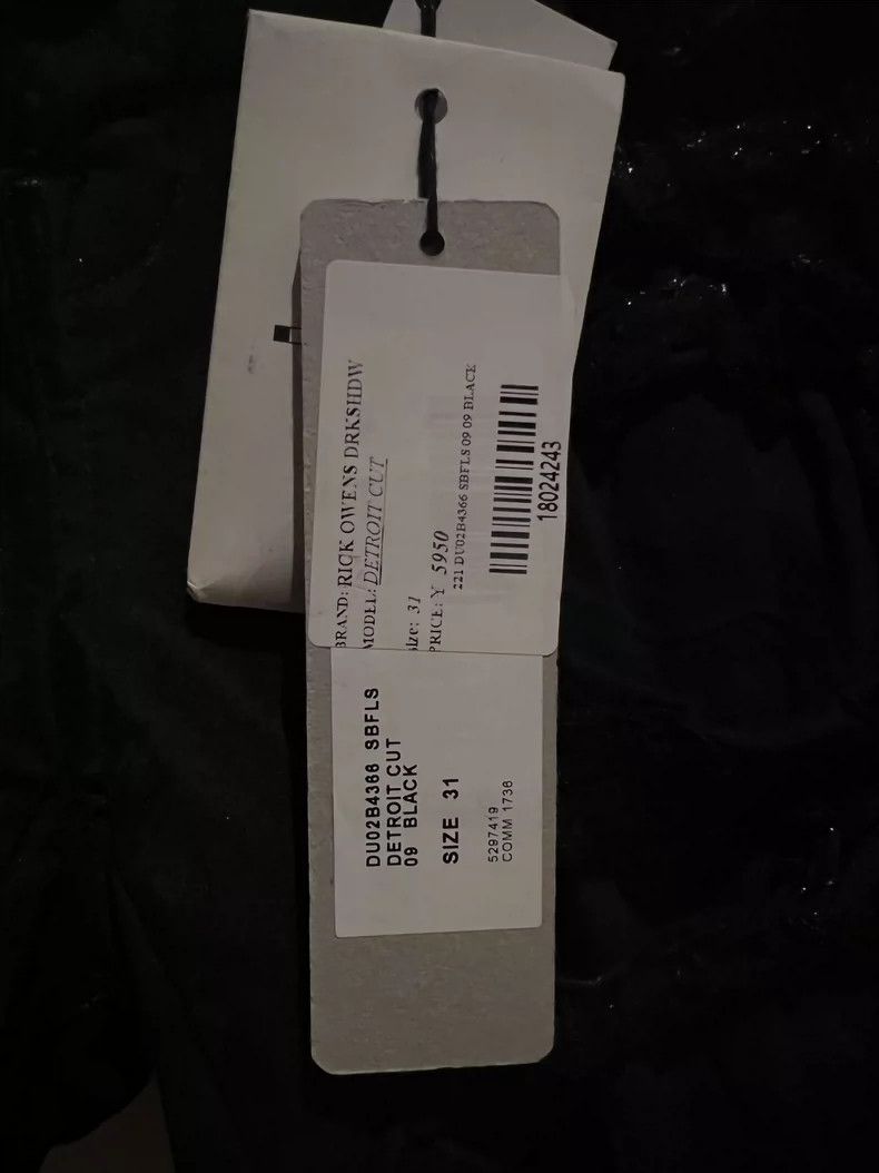 Rick Owens Rick Owens Black Destruction Wax Coated Jeans Size US 31 - 3 Thumbnail