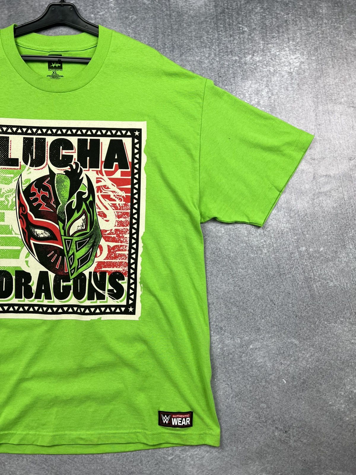 Band Tees × WWE × WWF WWE Authentic Wear Lucha Dragons T Shirt Size US XL / EU 56 / 4 - 2 Thumbnail