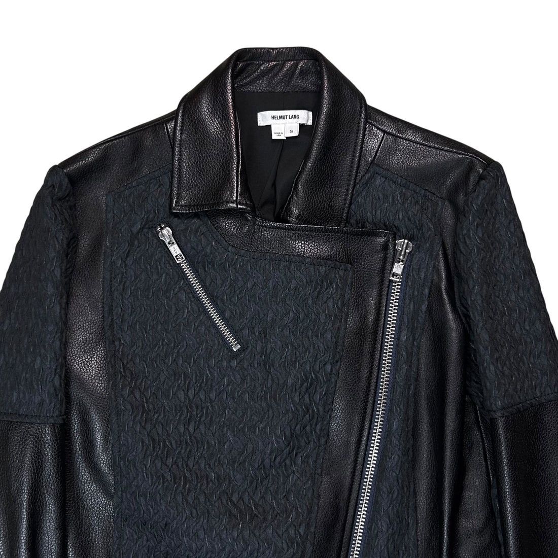 Helmut Lang Helmut Lang Jacquard Multi Zip Leather Jacket - AW12 Size US XS / EU 42 / 0 - 5 Thumbnail