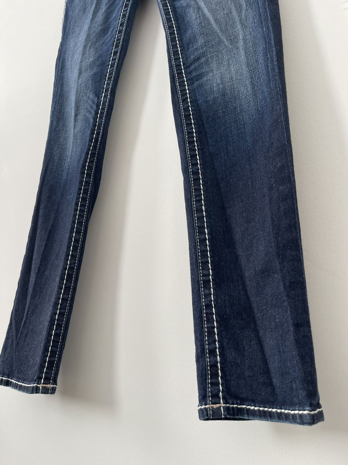 Rock Revival Rare ROCK REVIVAL Skinny Embellished Flap Pockets Size US 29 - 6 Thumbnail