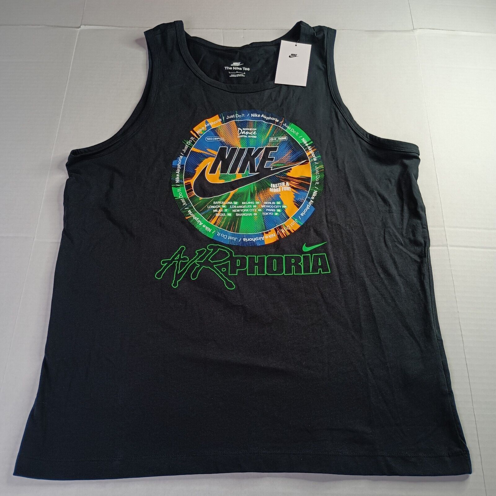 Nike Nike Sportswear Air-phoria Tank Top Men's L Black FV3726-010 Size US L / EU 52-54 / 3 - 1 Thumbnail