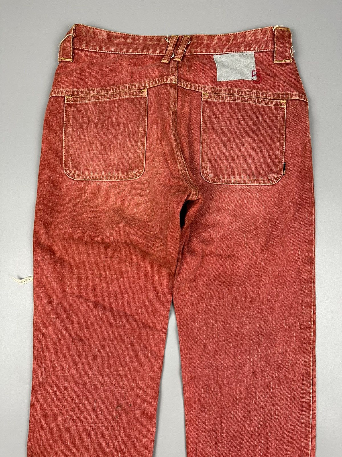 Japanese Brand 🔥Sick🔥Distressed Defiance 5 Denim Size US 30 / EU 46 - 6 Thumbnail