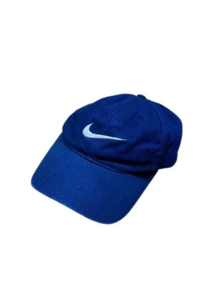 Nike Vintage Nike Big Y2K Logo 100% Cotton Cap Size ONE SIZE - 1 Thumbnail