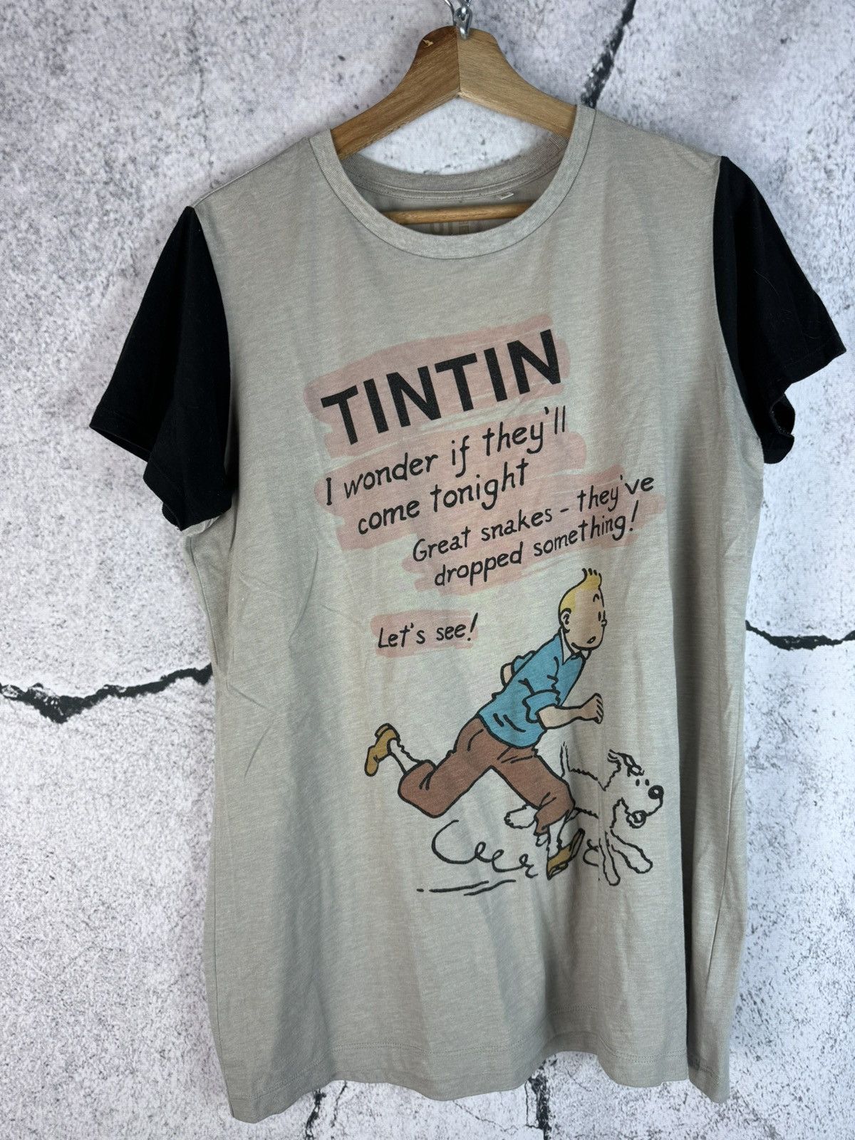 Cartoon Network × Vintage Uniqlo x Tintin The Adventures of Tintin Vintage Size US XL / EU 56 / 4 - 1 Thumbnail