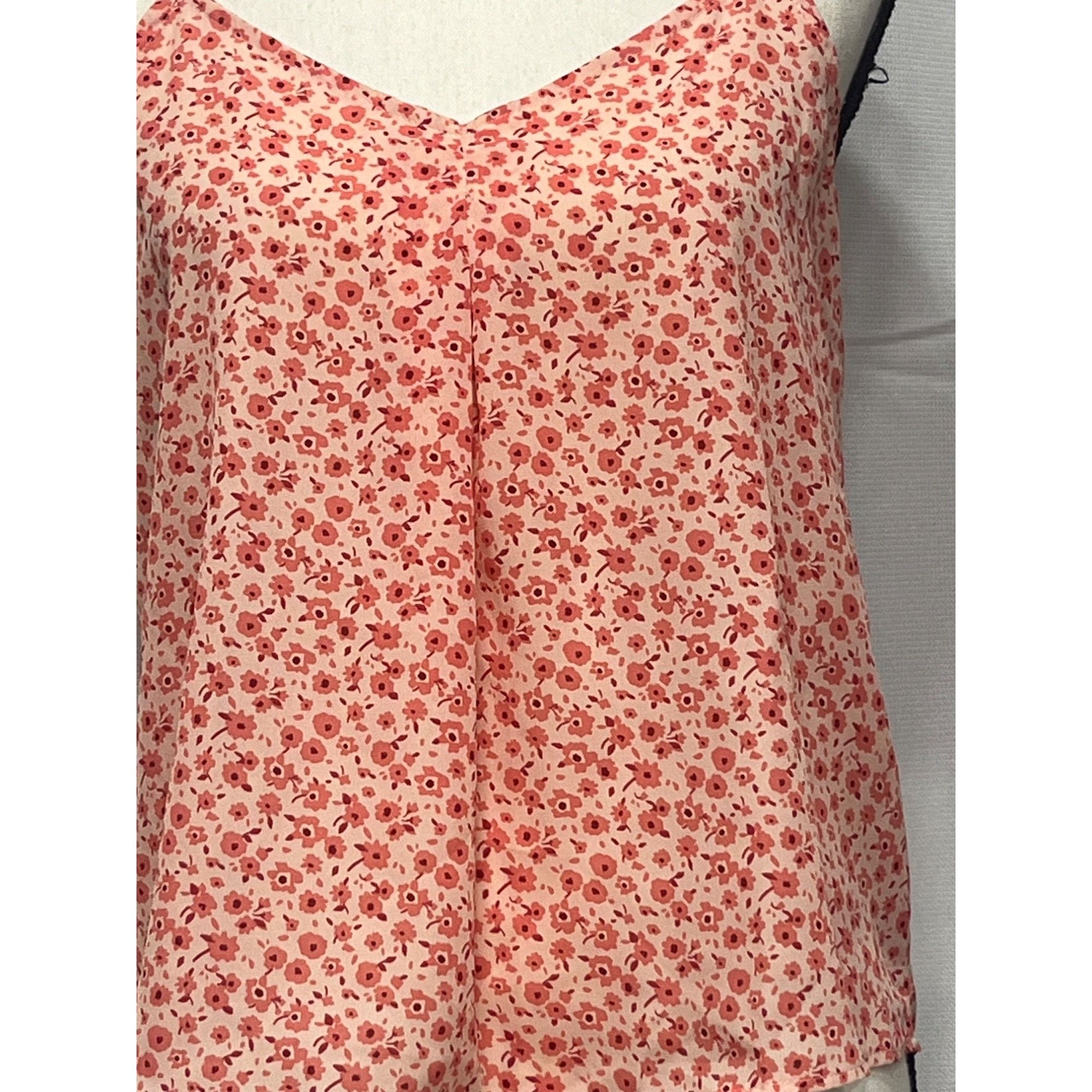 Other LUSH Tie Back Camisole , Floral, Peach Coral, M Size M / US 6-8 / IT 42-44 - 8 Thumbnail