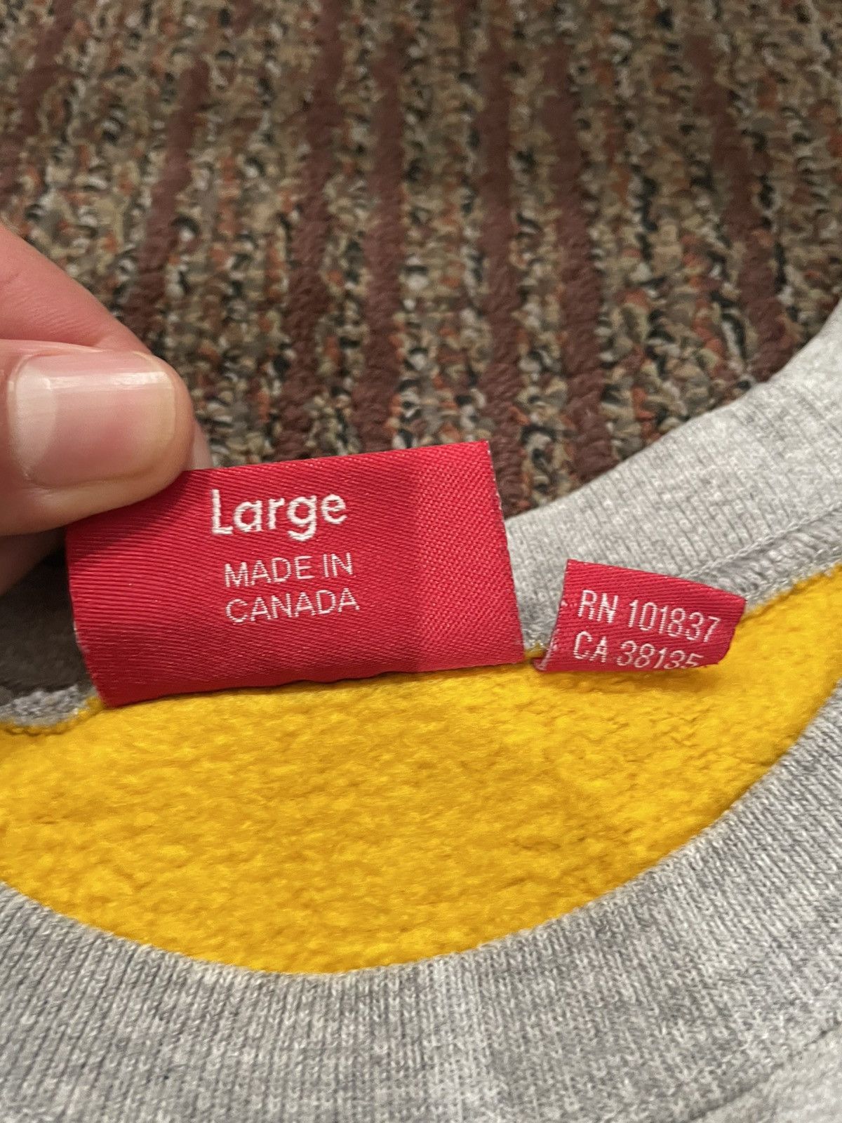 Supreme Supreme Contrast Crewneck (Large) Size US L / EU 52-54 / 3 - 4 Thumbnail