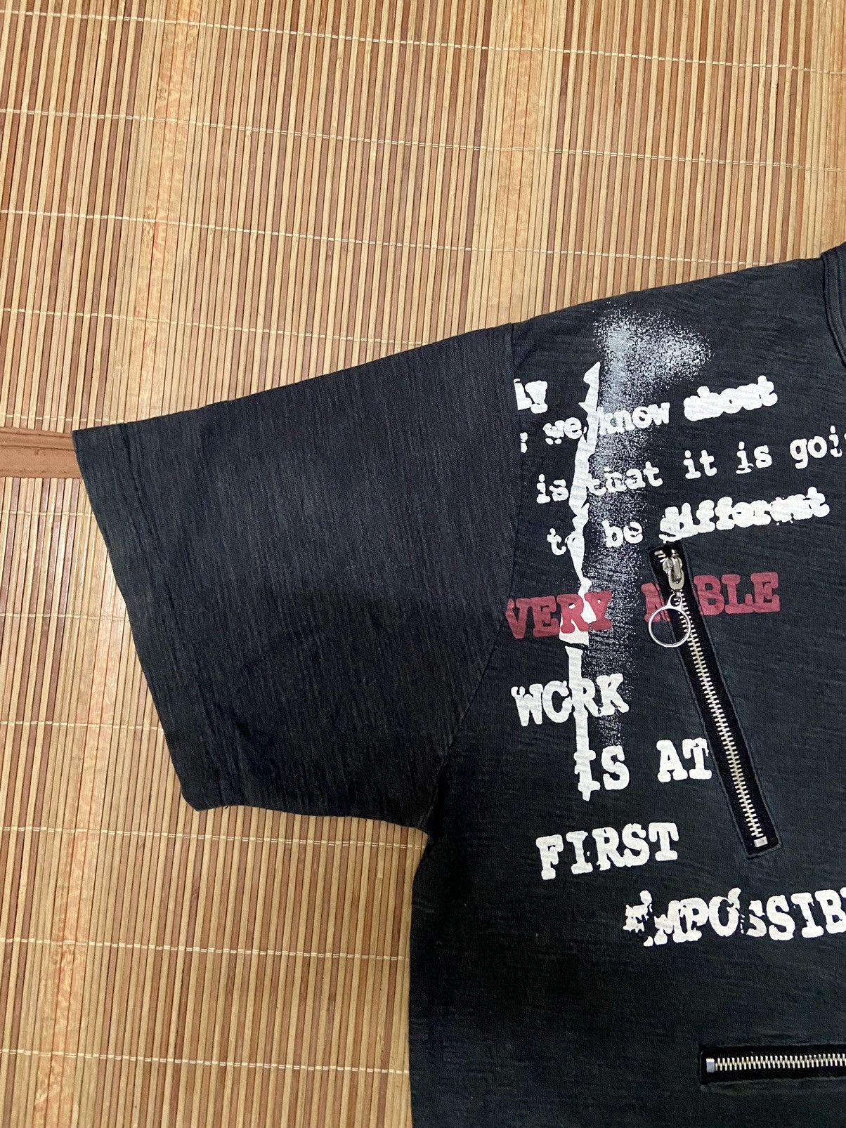 Japanese Brand GRASS HETHER PUNKERS TEE Size US XXL / EU 58 / 5 - 10 Thumbnail