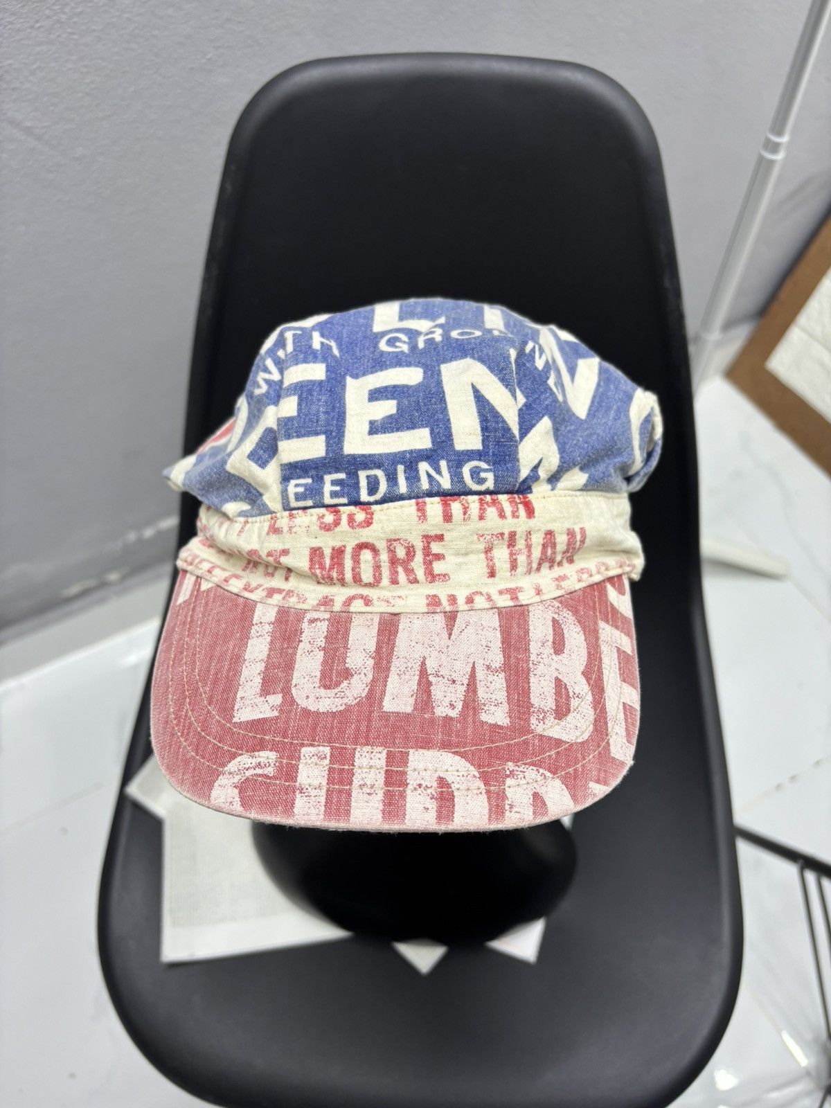 Undercover DENIM DUNGAREE HAT VINTAGE MICKEY FLAG Size ONE SIZE - 6 Thumbnail