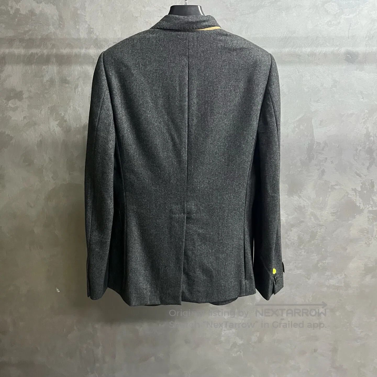 Pink Floyd fluo Black and white checkered blazer with a turned-down c Size 50R - 5 Thumbnail
