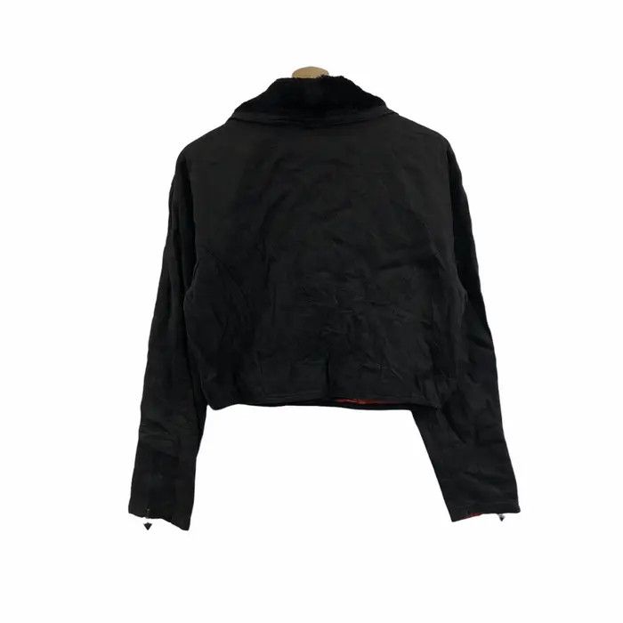 Versus Vtg 90’ GIANNI VERSACE VERSUS Cropped Top Jacket Donatella Size L / US 10 / IT 46 - 6 Thumbnail