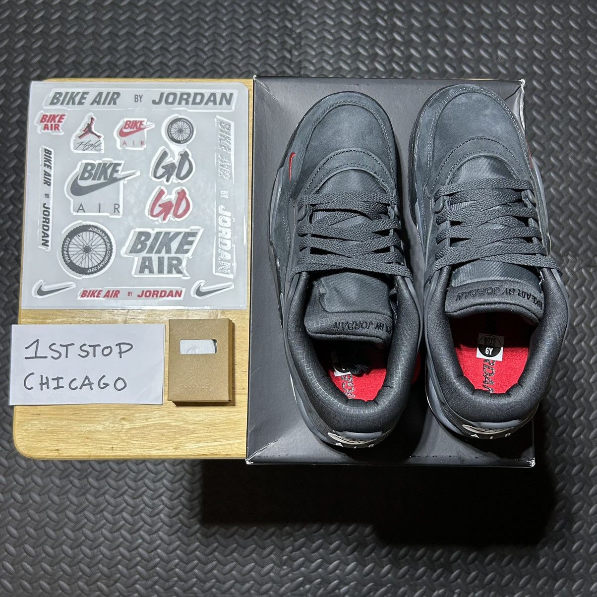 Designer × Jordan Brand × Nike Nigel Sylvester Air Jordan 4 RM Driveway Grey GS Size 6Y NEW Size US 6 / EU 39 - 4 Thumbnail
