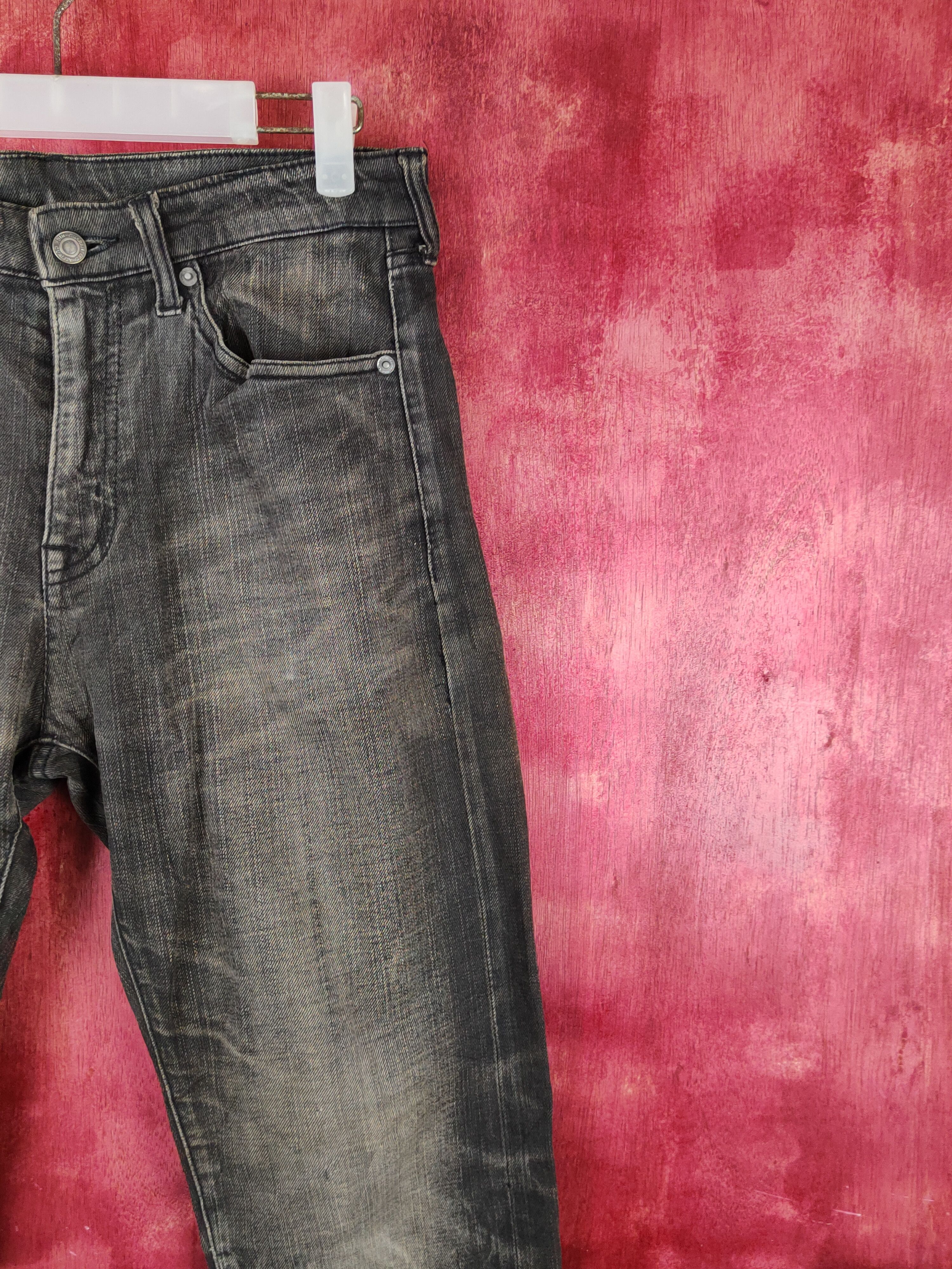 Japanese Brand Japanese Brand Black Faded Distressed Ripped Jeans #S1810 Size US 30 / EU 46 - 5 Thumbnail