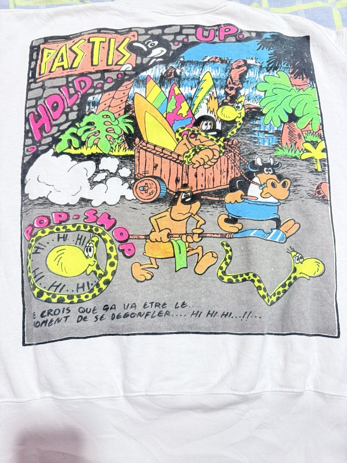 Vintage Vintage Pop Art Comic Style Back Graphic Sweatshirt Size US M / EU 48-50 / 2 - 6 Thumbnail