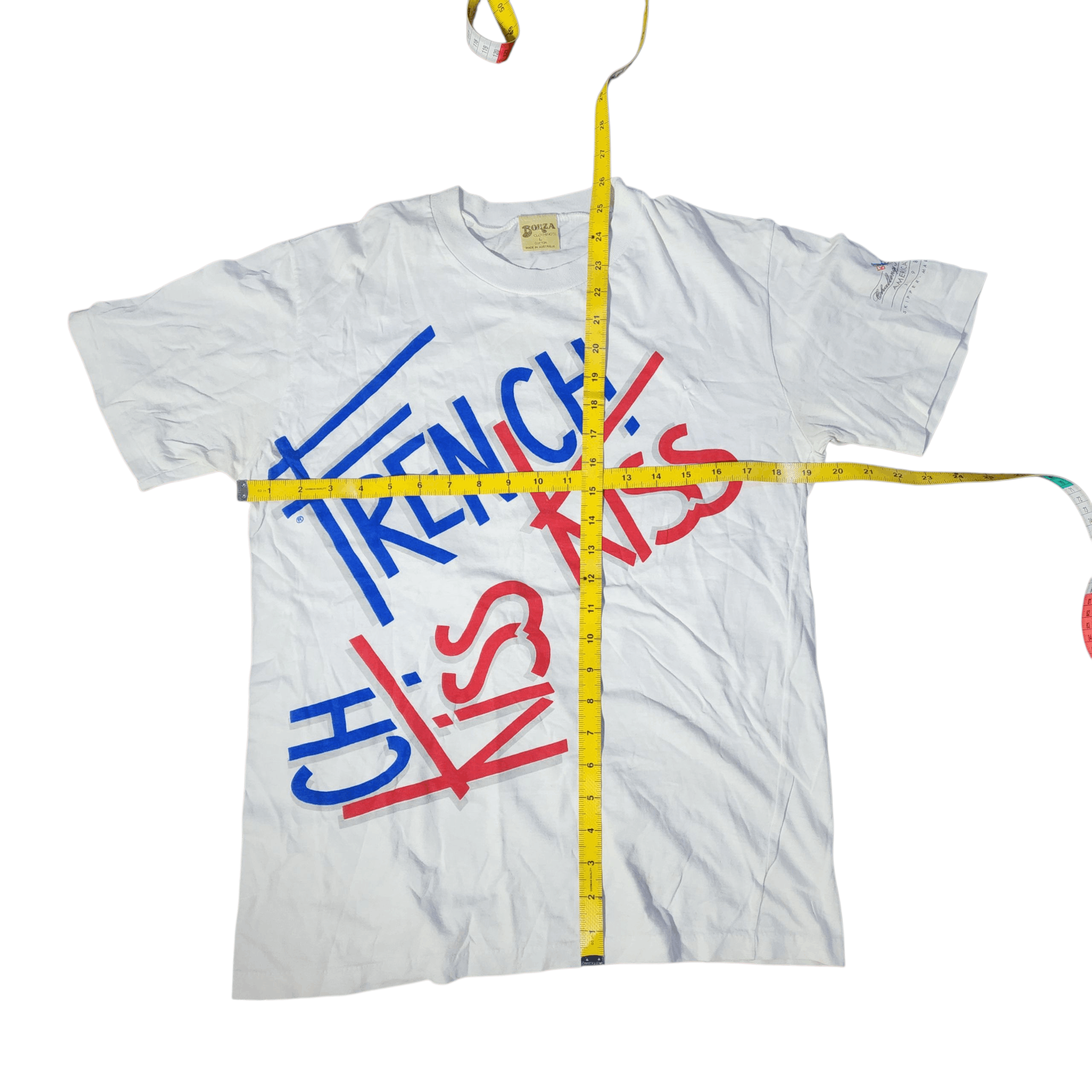 Vintage Vintage 80s French Kiss 🇫🇷 💋 1987 shirts Bonza Tees Size US M / EU 48-50 / 2 - 5 Thumbnail