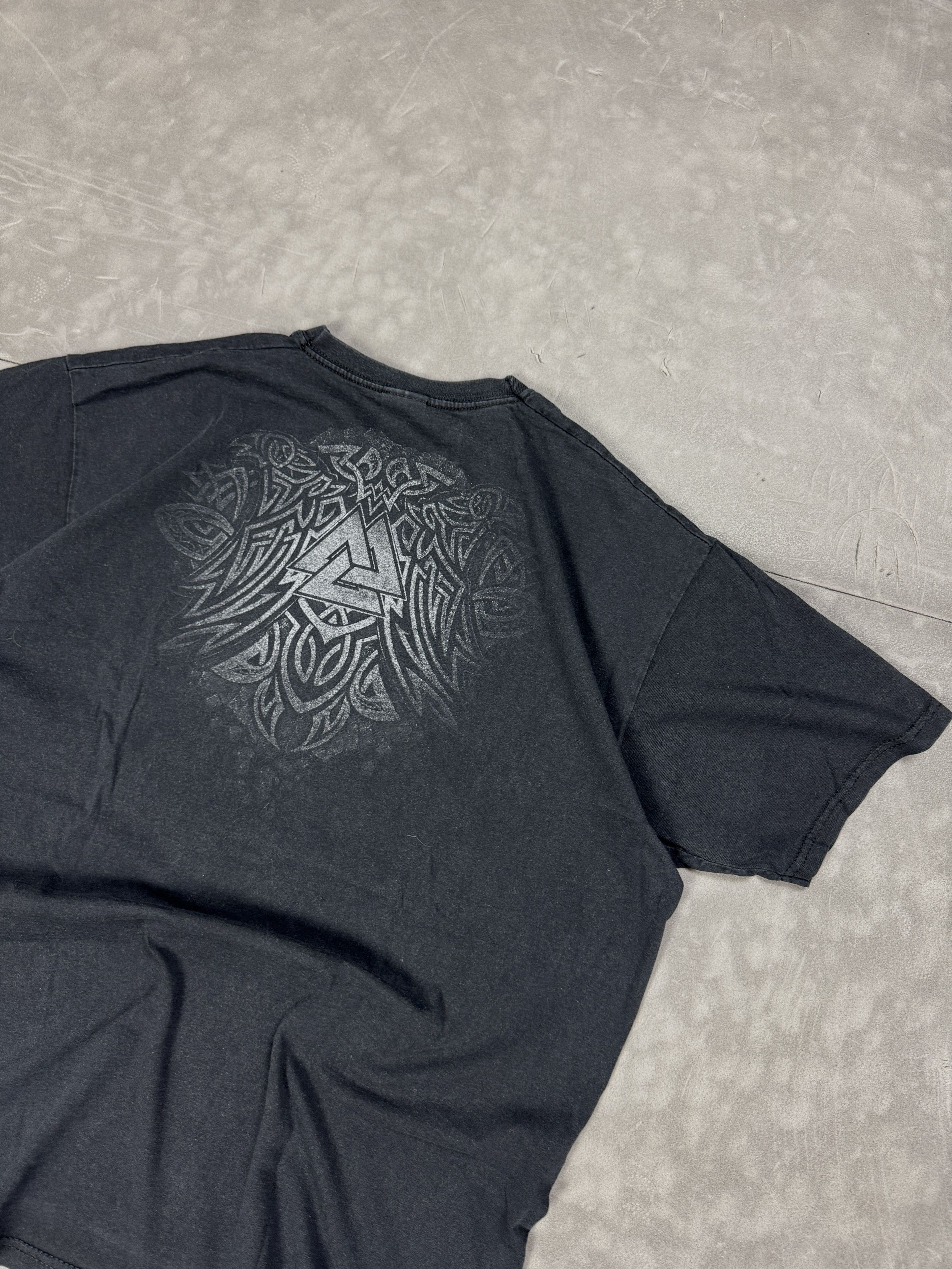 Gildan × Vintage Vintage viking big print T-shirt streetwear retro 90s 80s Size US L / EU 52-54 / 3 - 7 Thumbnail