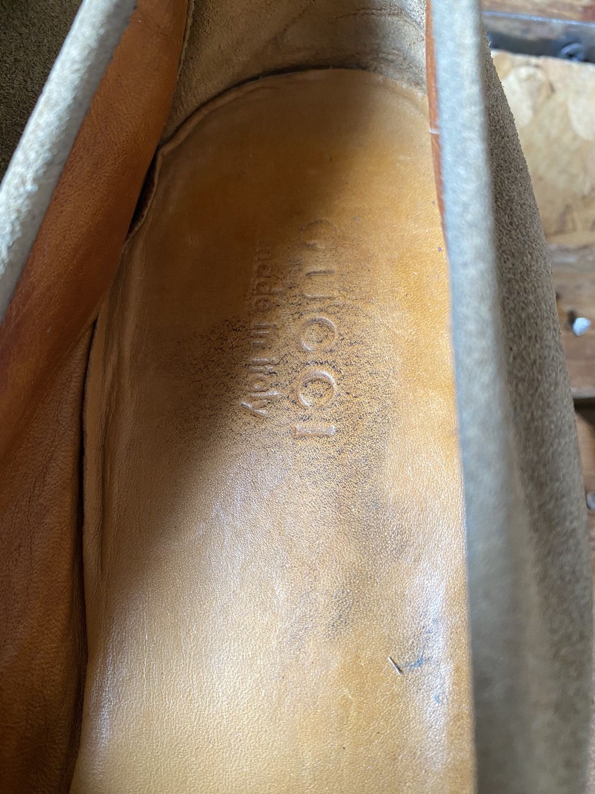 Gucci Gucci horsebit 3 stripes suede gray loafers sz uk 11D Size US 12 / EU 45 - 17 Thumbnail