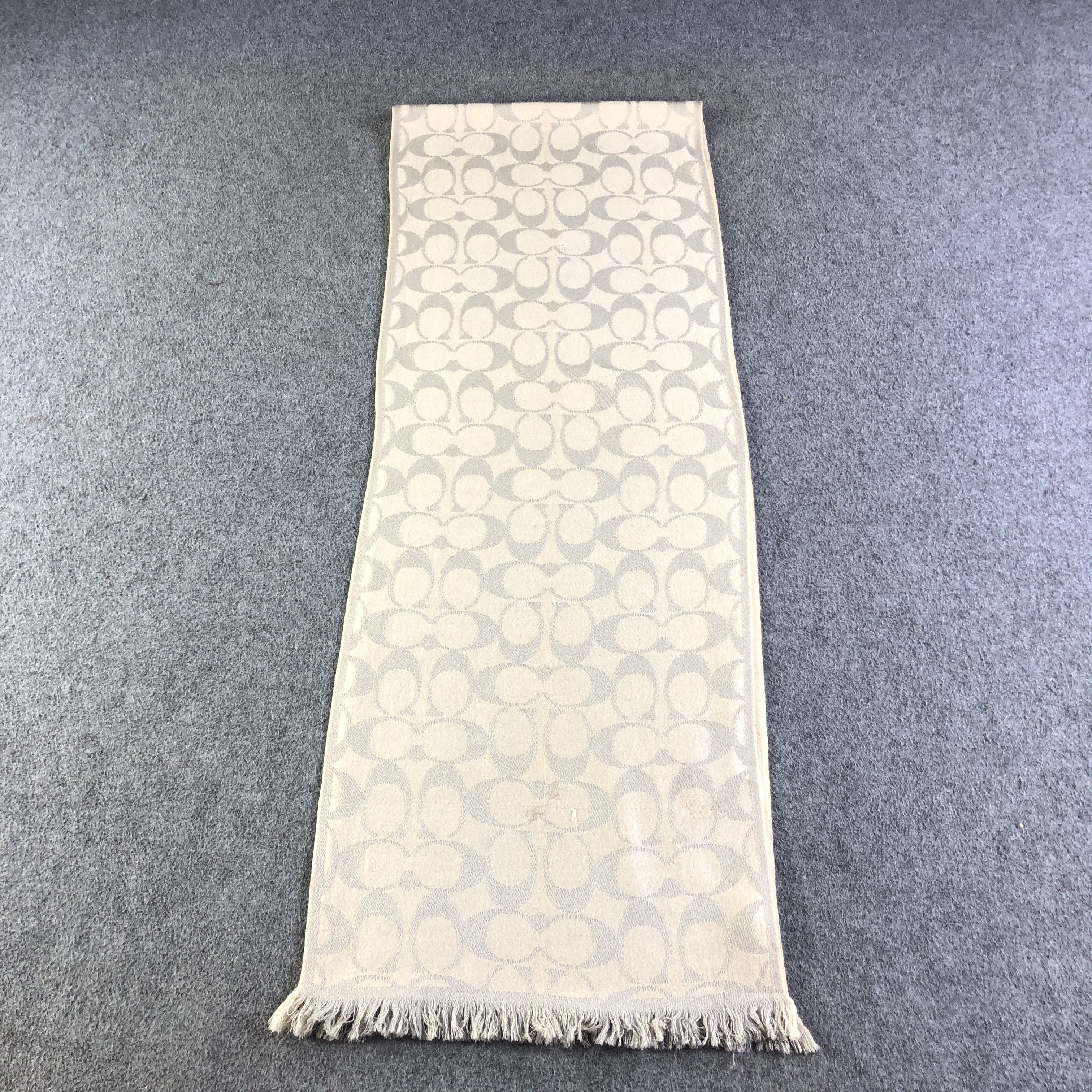 Coach Coach Monogram Merino Scarf Muffler Neckwear V2666 Size ONE SIZE - 3 Thumbnail