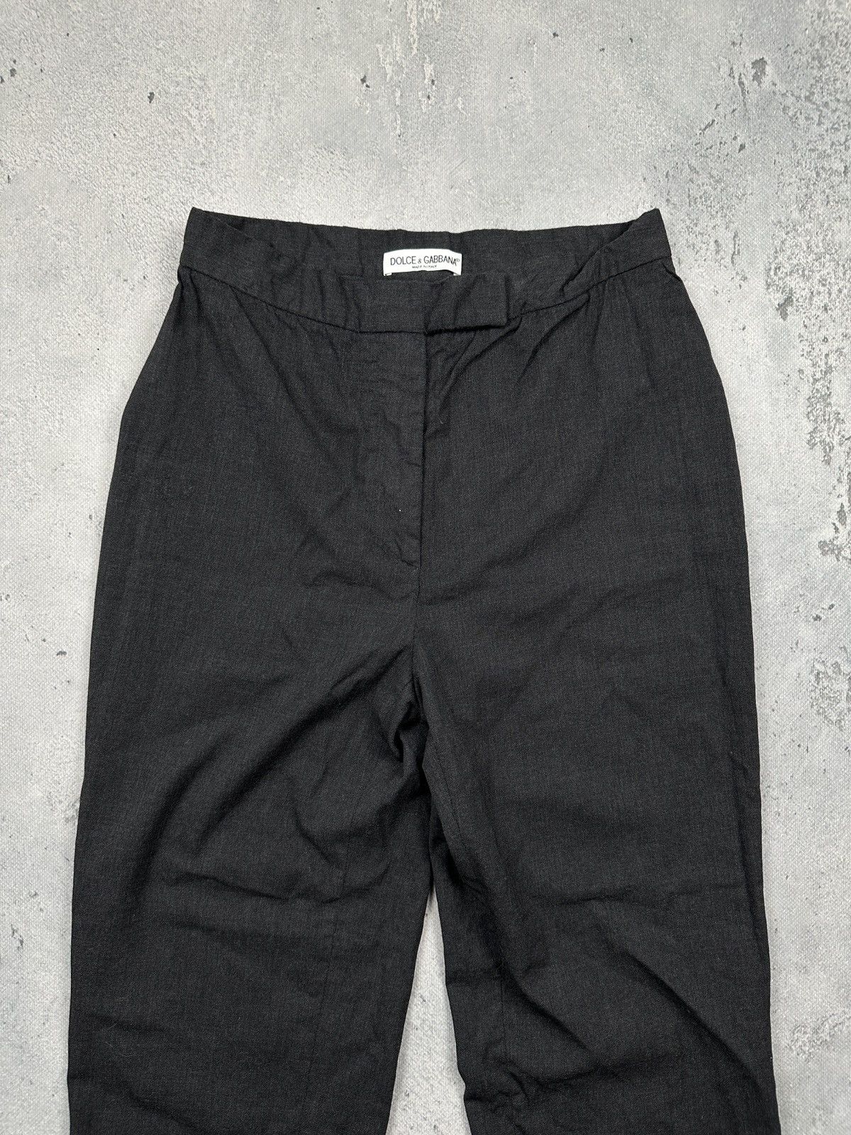 Dolce & Gabbana Vintage Dolce & Gabbana Wool Straight Trousers Made in Italy Size US 30 / EU 46 - 2 Thumbnail