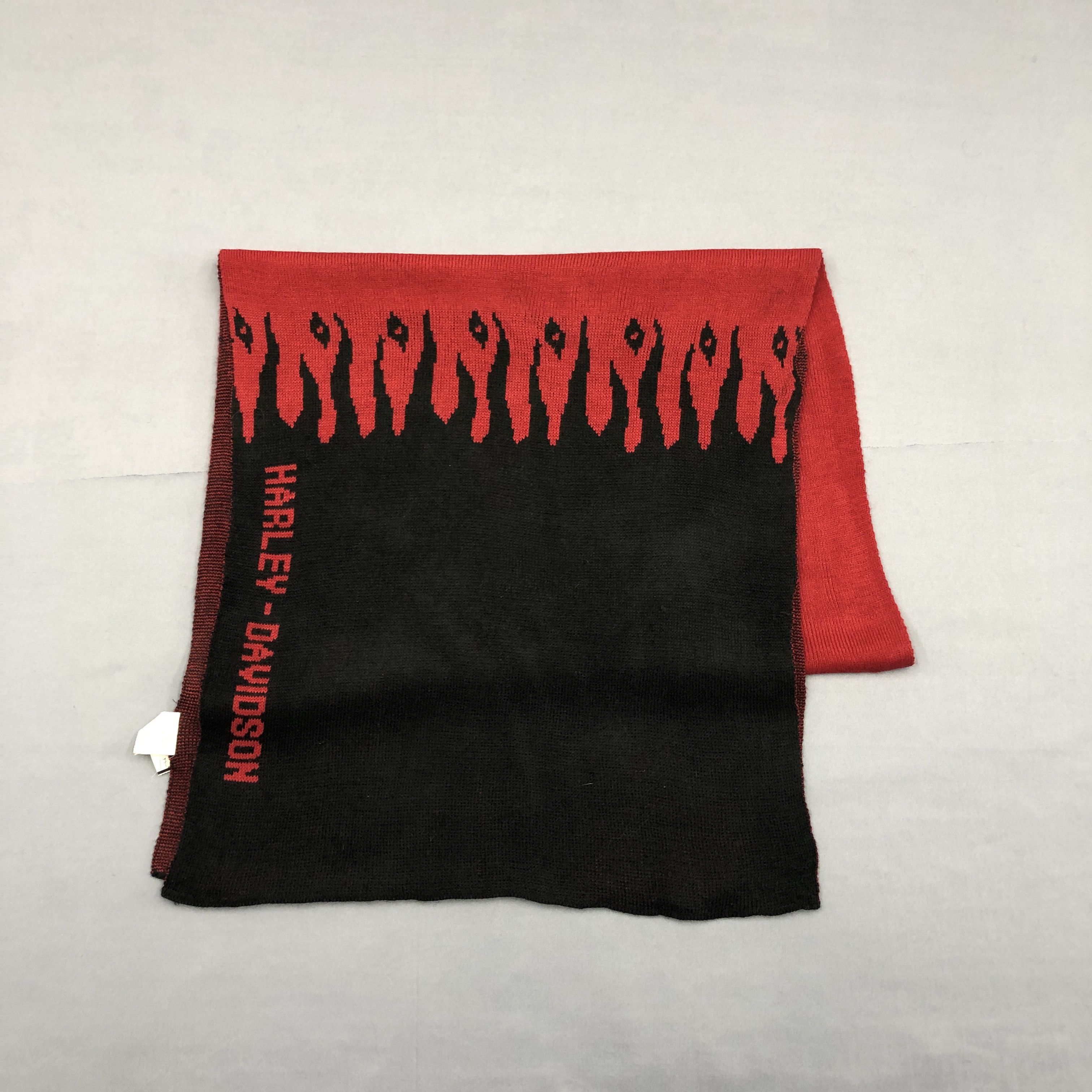 Harley Davidson Vintage Harley Davidson Scarf Knit Racing Wool Scarves. Size ONE SIZE - 2 Thumbnail