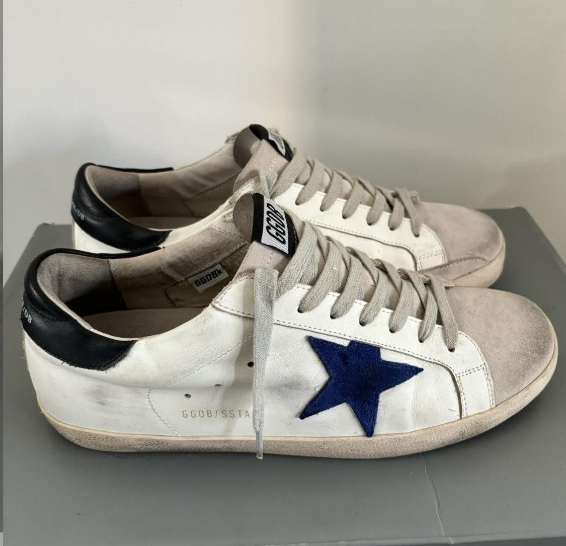image of Golden Goose Superstar Low Shoes in White, Men's (Size 10)