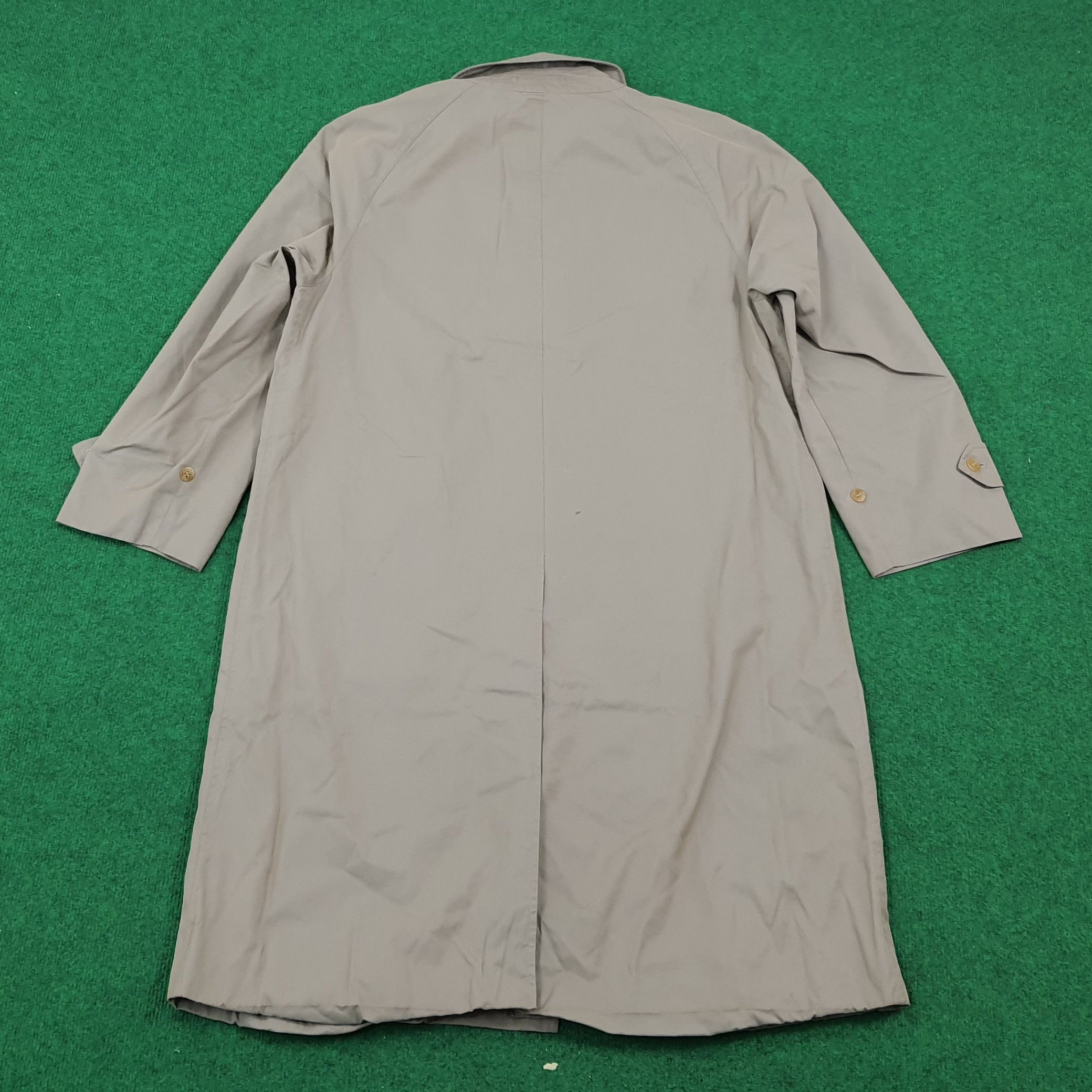 Burberry × Vintage Vintage Burberrys Nova Check Trench Jacket Size US L / EU 52-54 / 3 - 3 Thumbnail