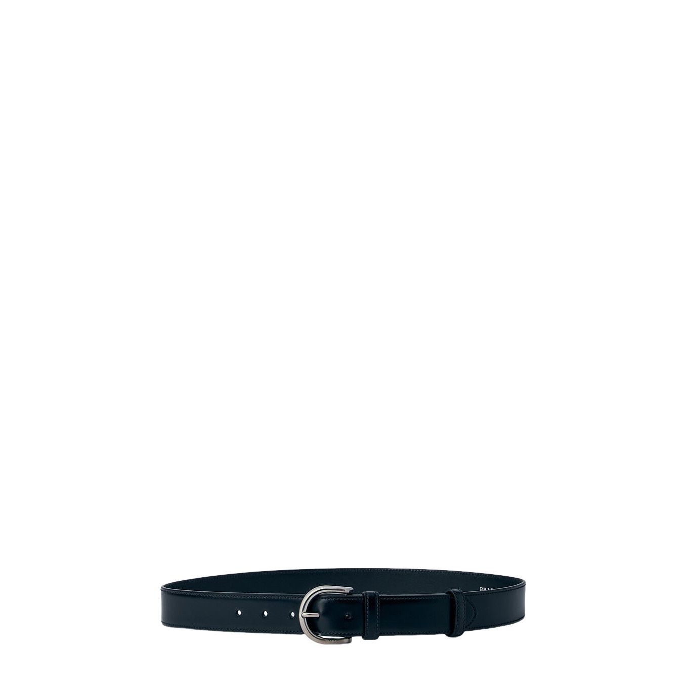 PRADA Men's Black Leather Belt New & Authentic (Men's size:8