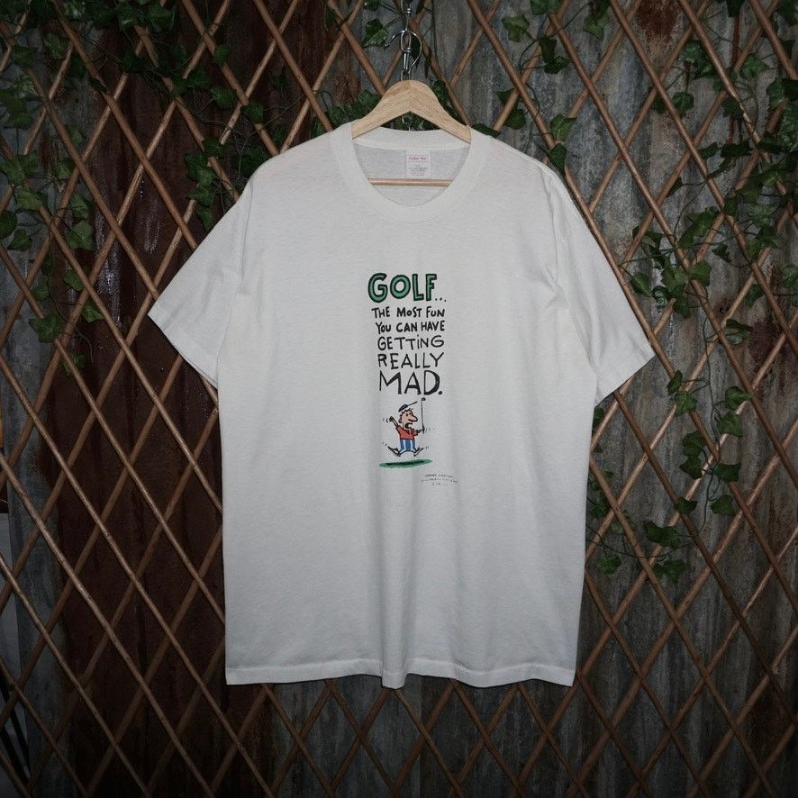 Vintage XXL - Vintage Y2K golf cartoon funny humor 1990s t-shirt Size US XXL / EU 58 / 5 - 1 Thumbnail