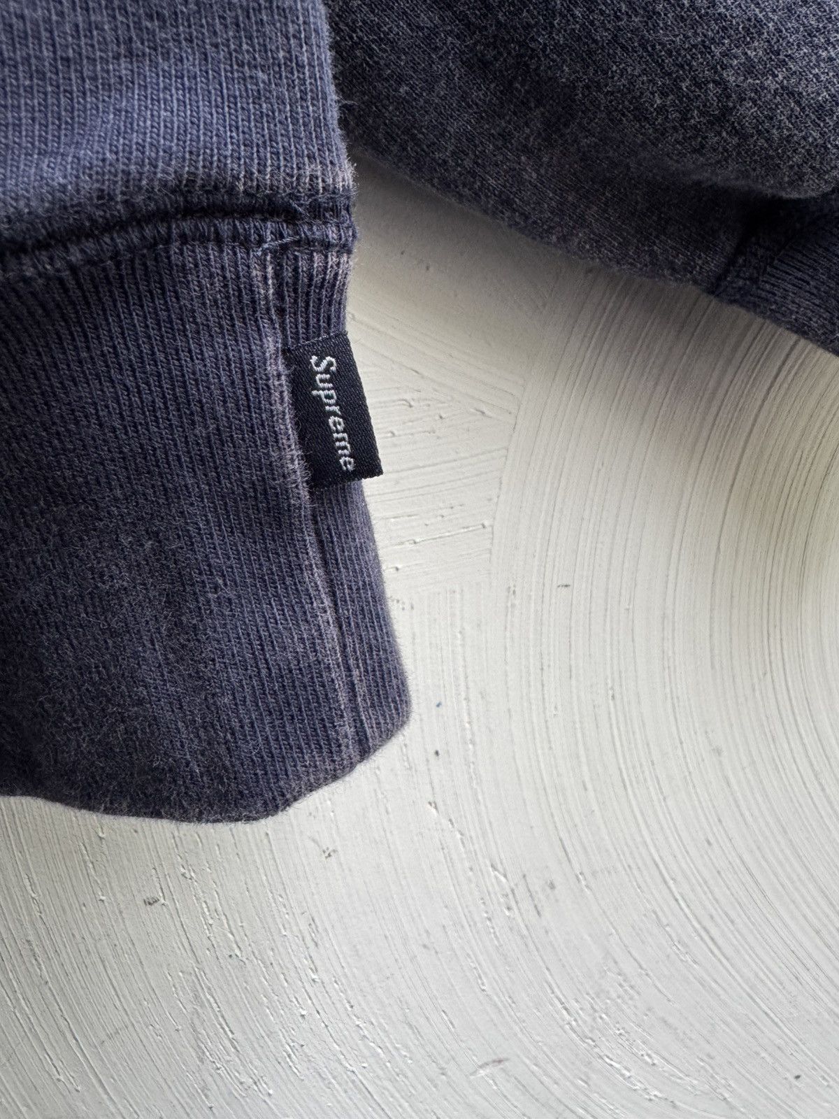 Supreme Supreme Washed Box Logo Crewneck Navy Size US S / EU 44-46 / 1 - 6 Thumbnail