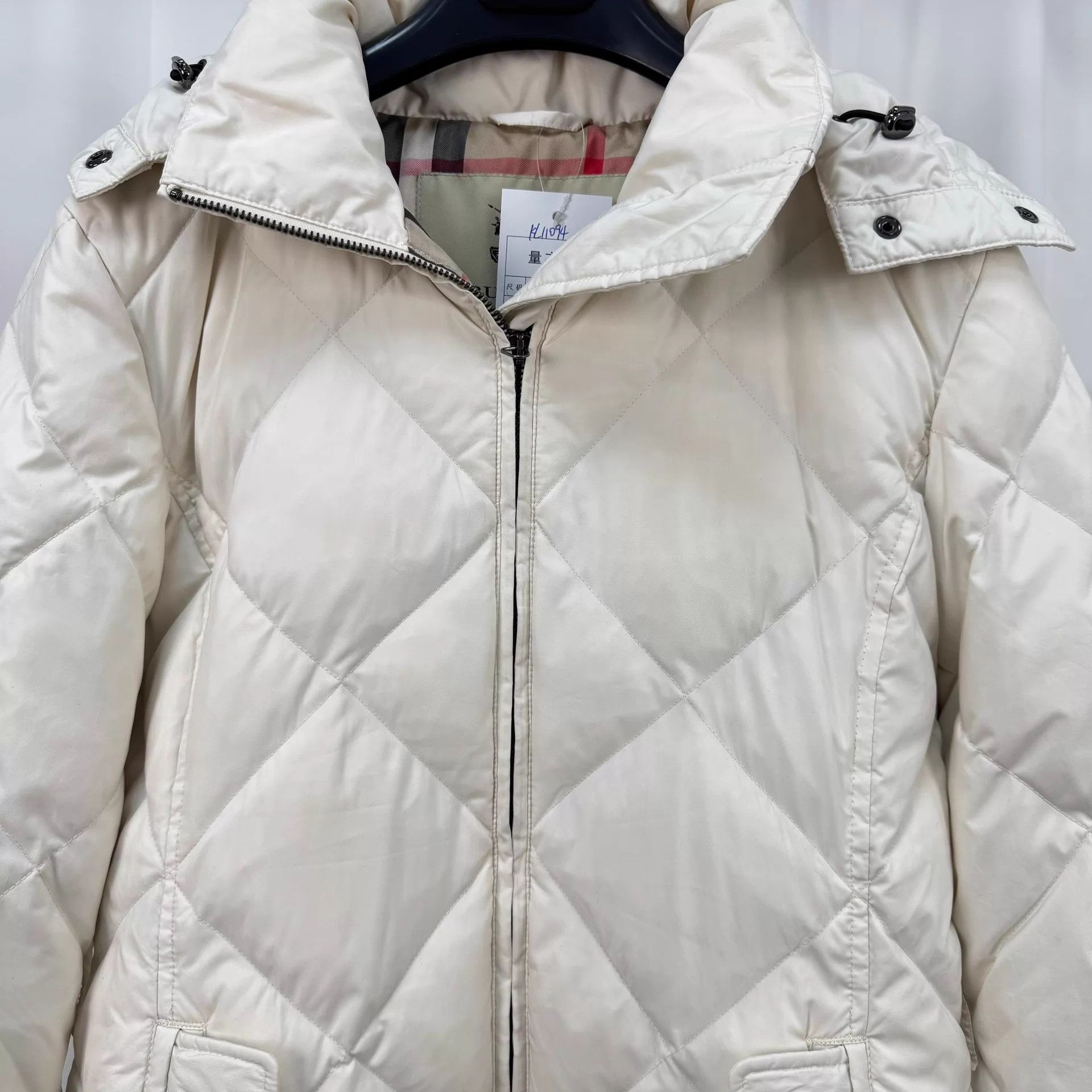 Burberry Burberry Check Down Jacket XS 98N Zipper Missing Size XS / US 0-2 / IT 36-38 - 3 Thumbnail
