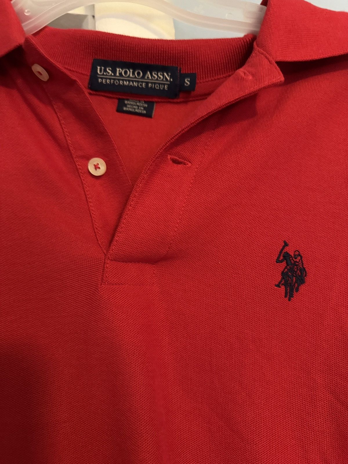 U.S. Polo Assn. US Polo Assn red polo Size US S / EU 44-46 / 1 - 2 Thumbnail