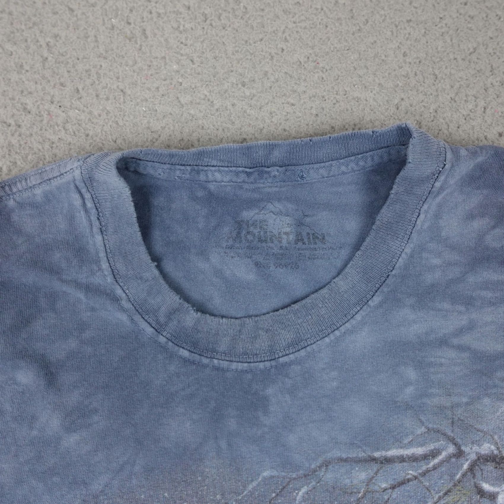 The Mountain VINTAGE The Mountain Shirt Mens L Blue Bald Eagle Wildlife Nature Graphic Shirt Men Blue Bald Eagle Nature Graphic Print Size US L / EU 52-54 / 3 - 5 Thumbnail