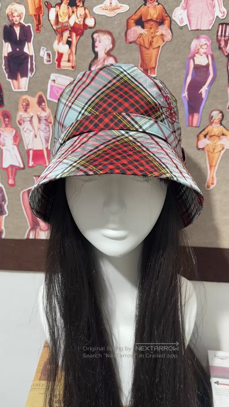 Vivienne Westwood Vivienne Westwood Vintage Red and Blue Plaid Fisherman's H Size ONE SIZE - 2 Thumbnail