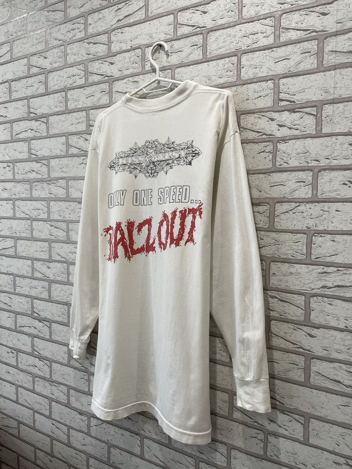 Vintage RARE Kiss Of The Gypsy Vintage Merch Tee T shirt Long Sleeve Size US XL / EU 56 / 4 - 2 Thumbnail
